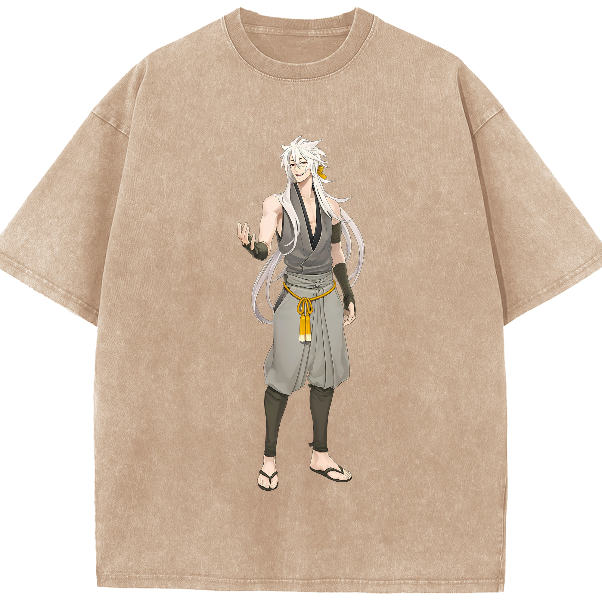 （画像用） 刀剣乱舞 Touken Ranbu 綿100% ヴィンテージ風 半袖Tシャツ（フロントプリント）