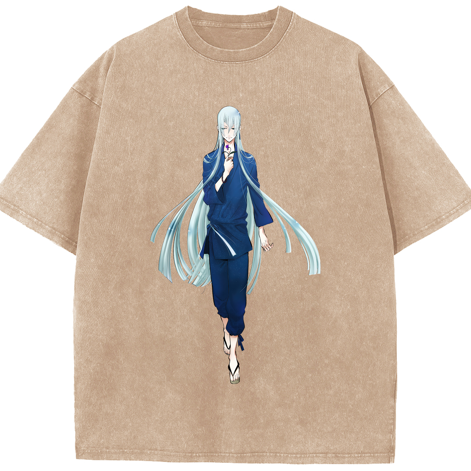 （画像用） 刀剣乱舞 Touken Ranbu 綿100% ヴィンテージ風 半袖Tシャツ（フロントプリント）