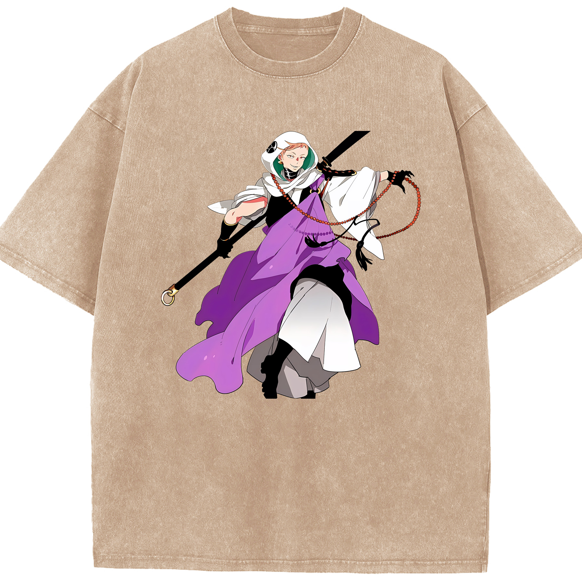 （画像用） 刀剣乱舞 Touken Ranbu 綿100% ヴィンテージ風 半袖Tシャツ（フロントプリント）