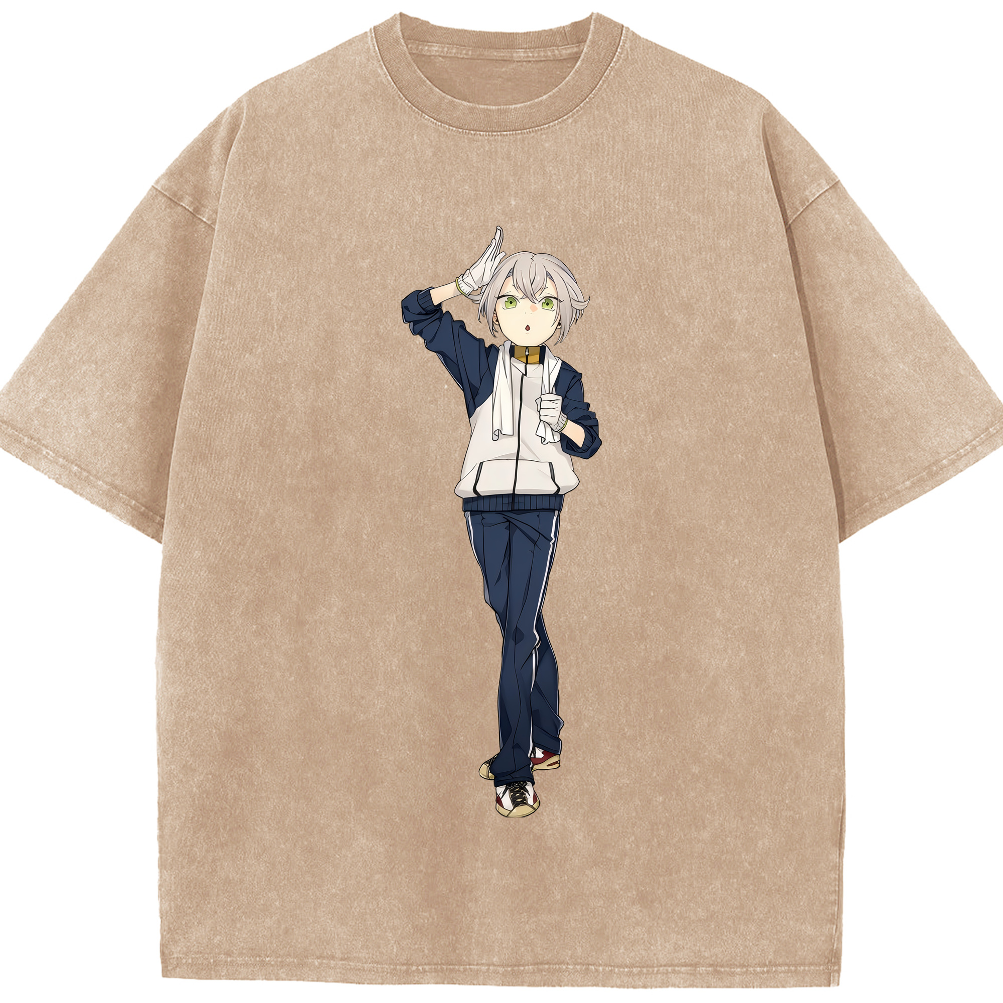 （画像用） 刀剣乱舞 Touken Ranbu 綿100% ヴィンテージ風 半袖Tシャツ（フロントプリント）