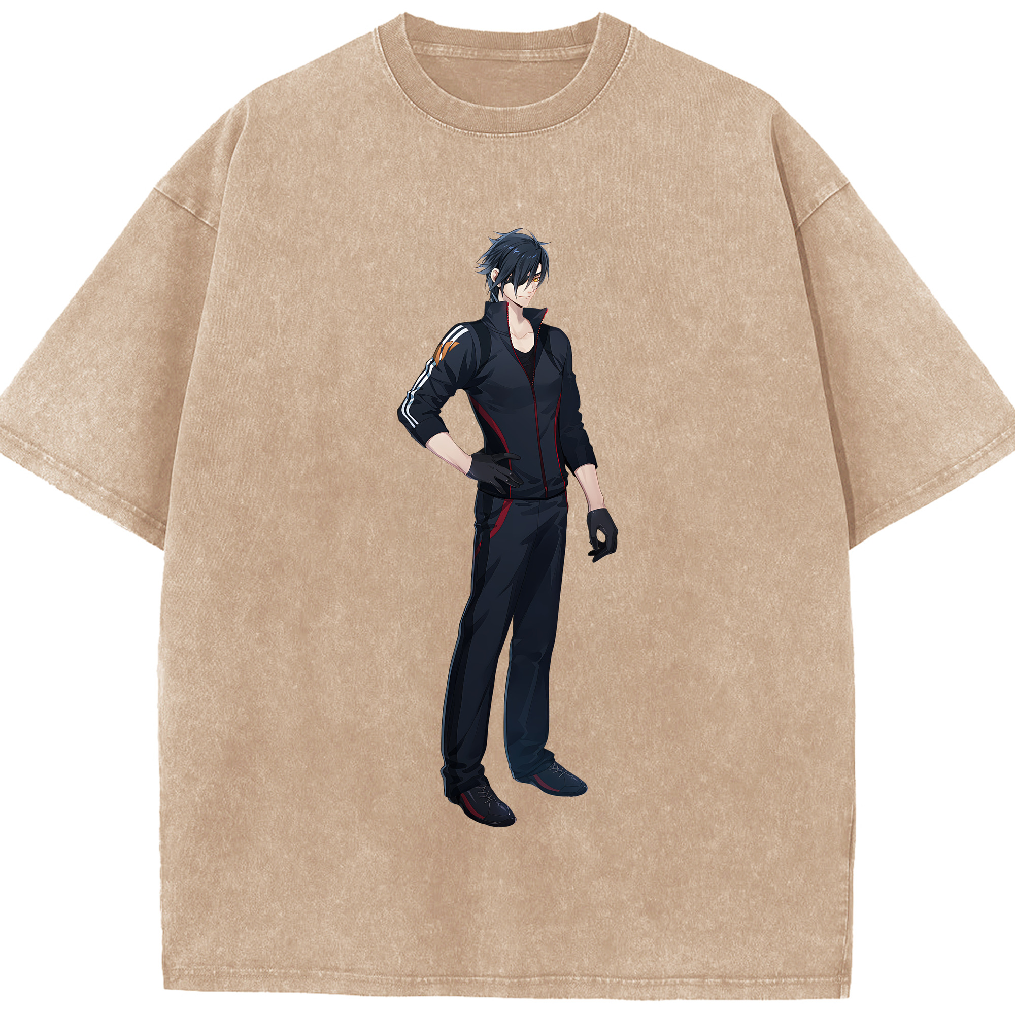 （画像用） 刀剣乱舞 Touken Ranbu 綿100% ヴィンテージ風 半袖Tシャツ（フロントプリント）