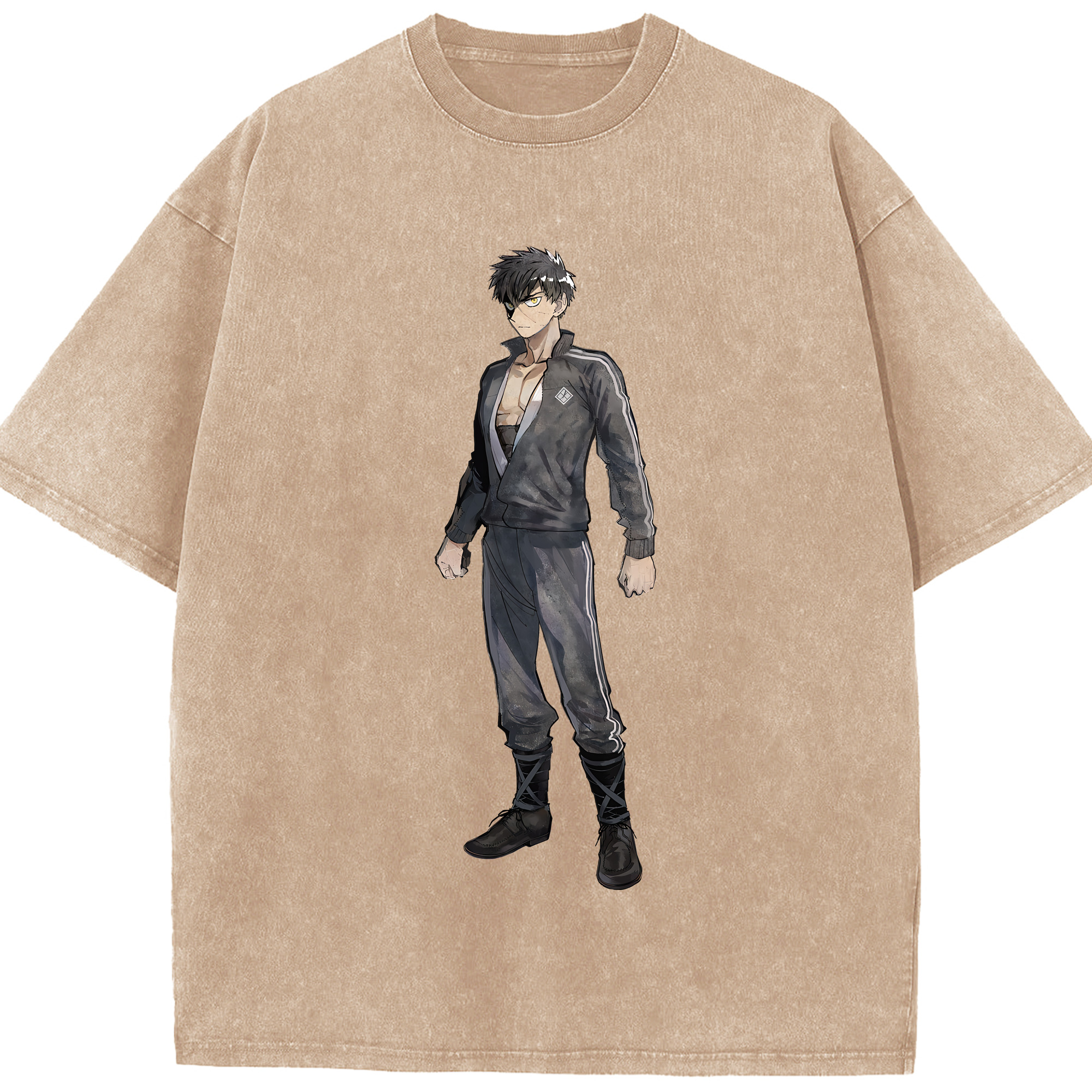 （画像用） 刀剣乱舞 Touken Ranbu 綿100% ヴィンテージ風 半袖Tシャツ（フロントプリント）