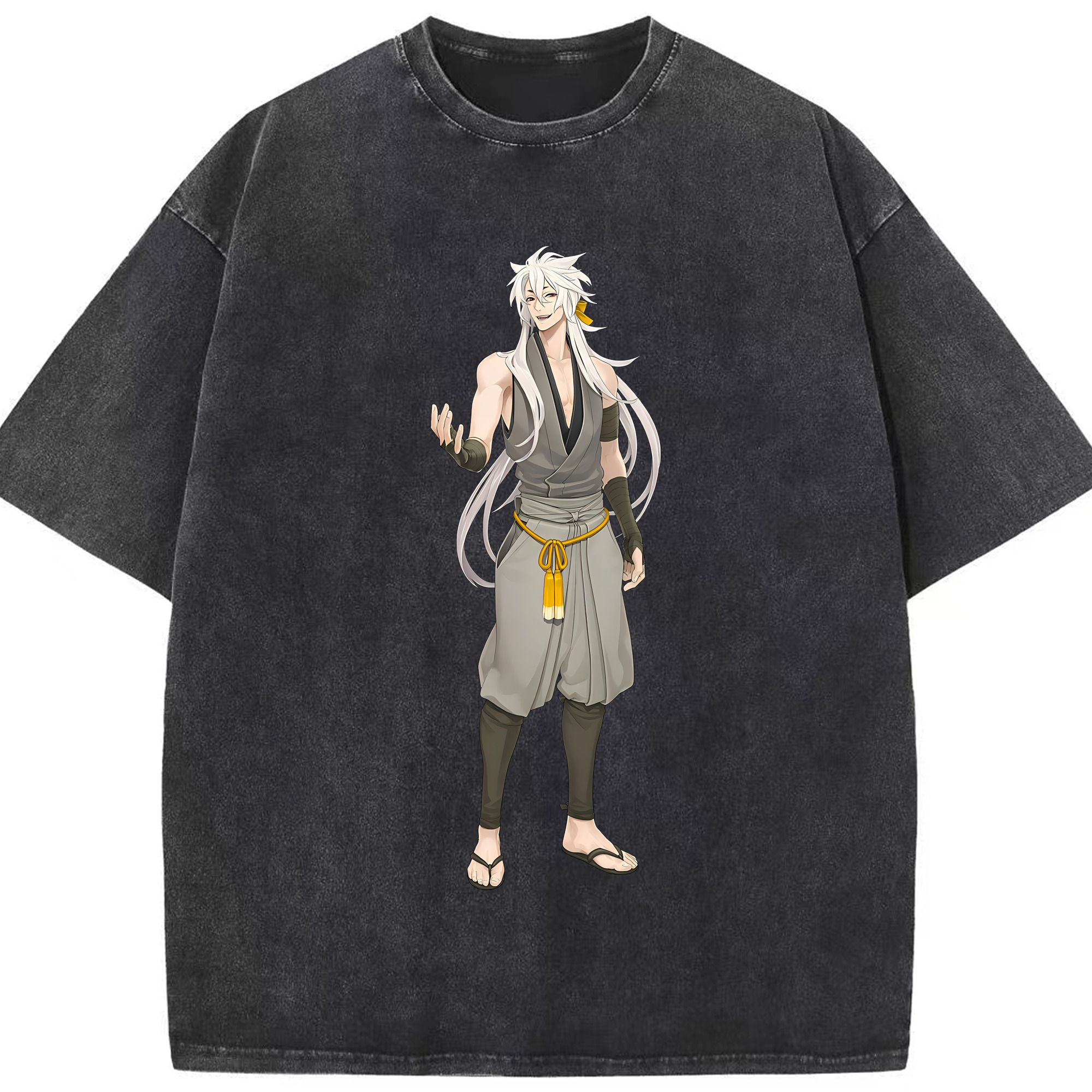（画像用） 刀剣乱舞 Touken Ranbu 綿100% ヴィンテージ風 半袖Tシャツ（フロントプリント）