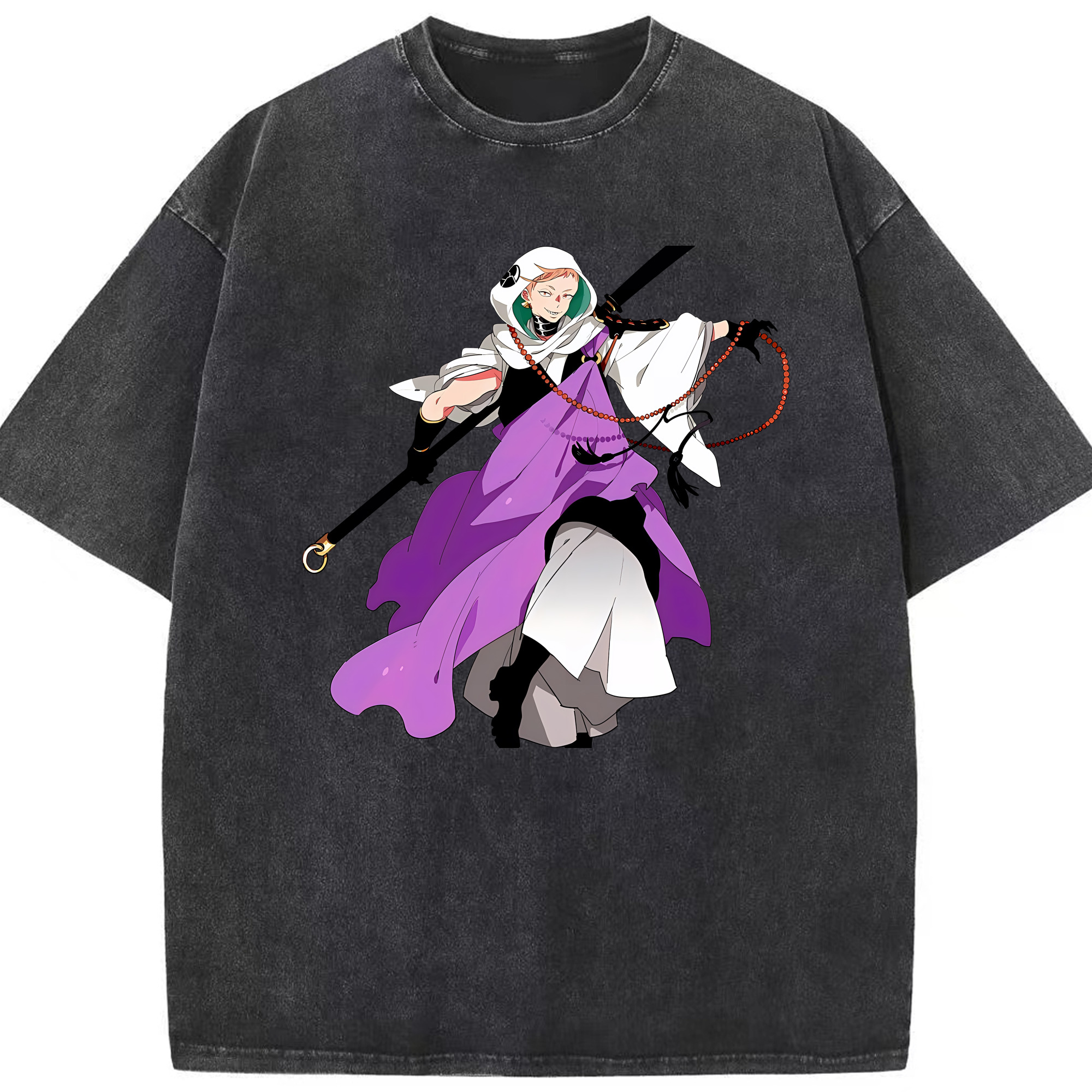 （画像用） 刀剣乱舞 Touken Ranbu 綿100% ヴィンテージ風 半袖Tシャツ（フロントプリント）