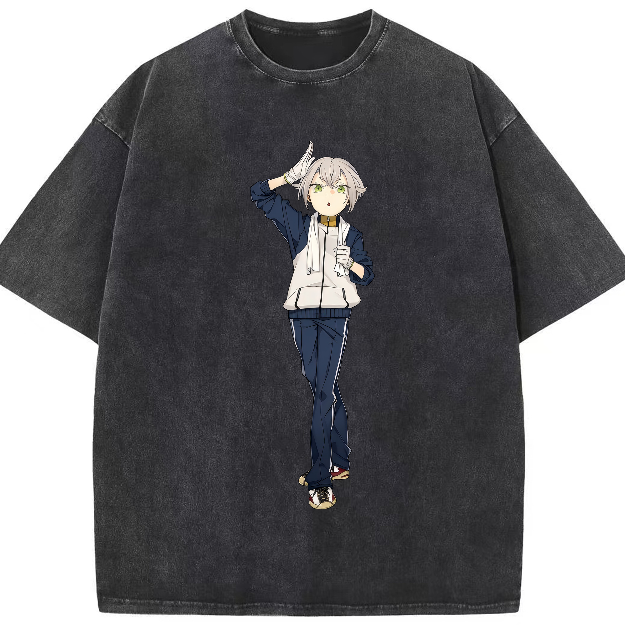 （画像用） 刀剣乱舞 Touken Ranbu 綿100% ヴィンテージ風 半袖Tシャツ（フロントプリント）
