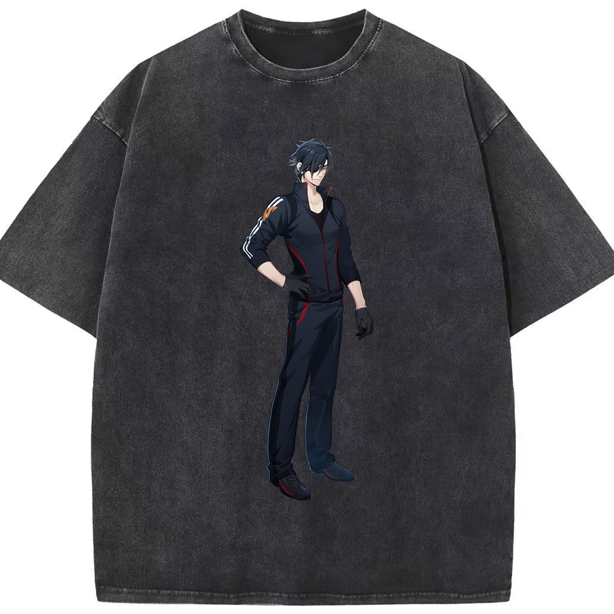 （画像用） 刀剣乱舞 Touken Ranbu 綿100% ヴィンテージ風 半袖Tシャツ（フロントプリント）