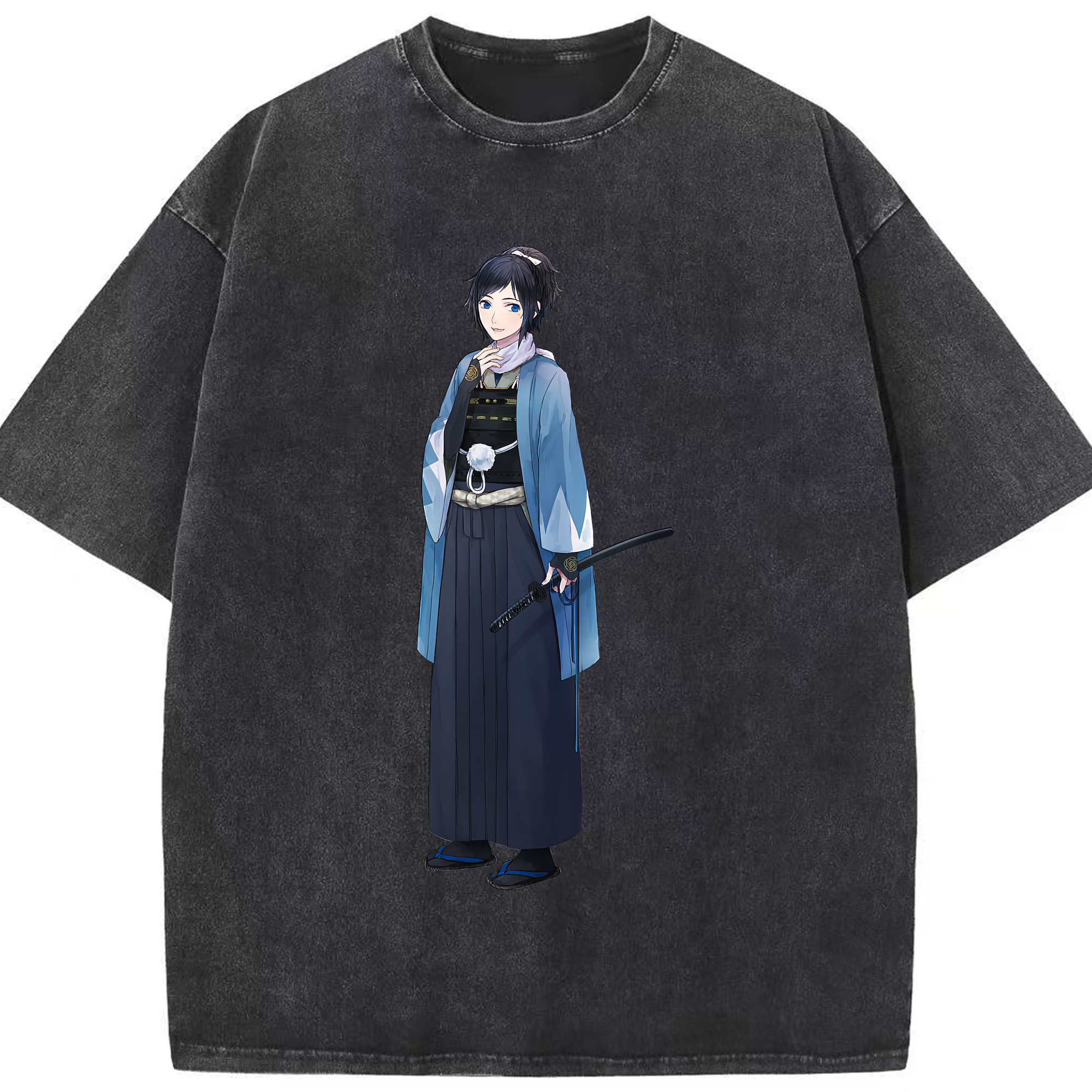 （画像用） 刀剣乱舞 Touken Ranbu 綿100% ヴィンテージ風 半袖Tシャツ（フロントプリント）