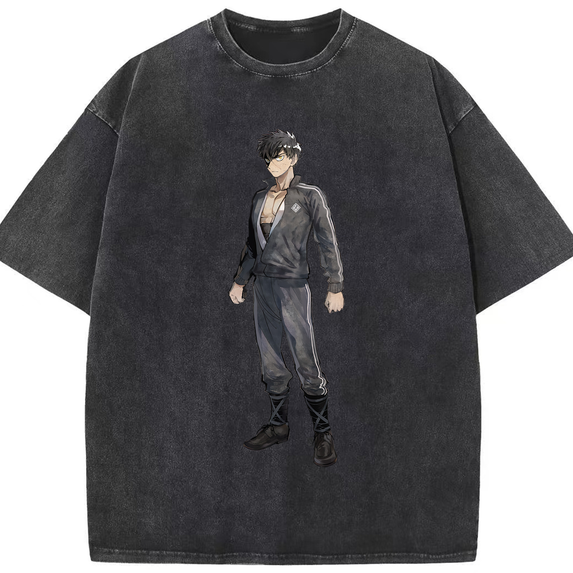 （画像用） 刀剣乱舞 Touken Ranbu 綿100% ヴィンテージ風 半袖Tシャツ（フロントプリント）