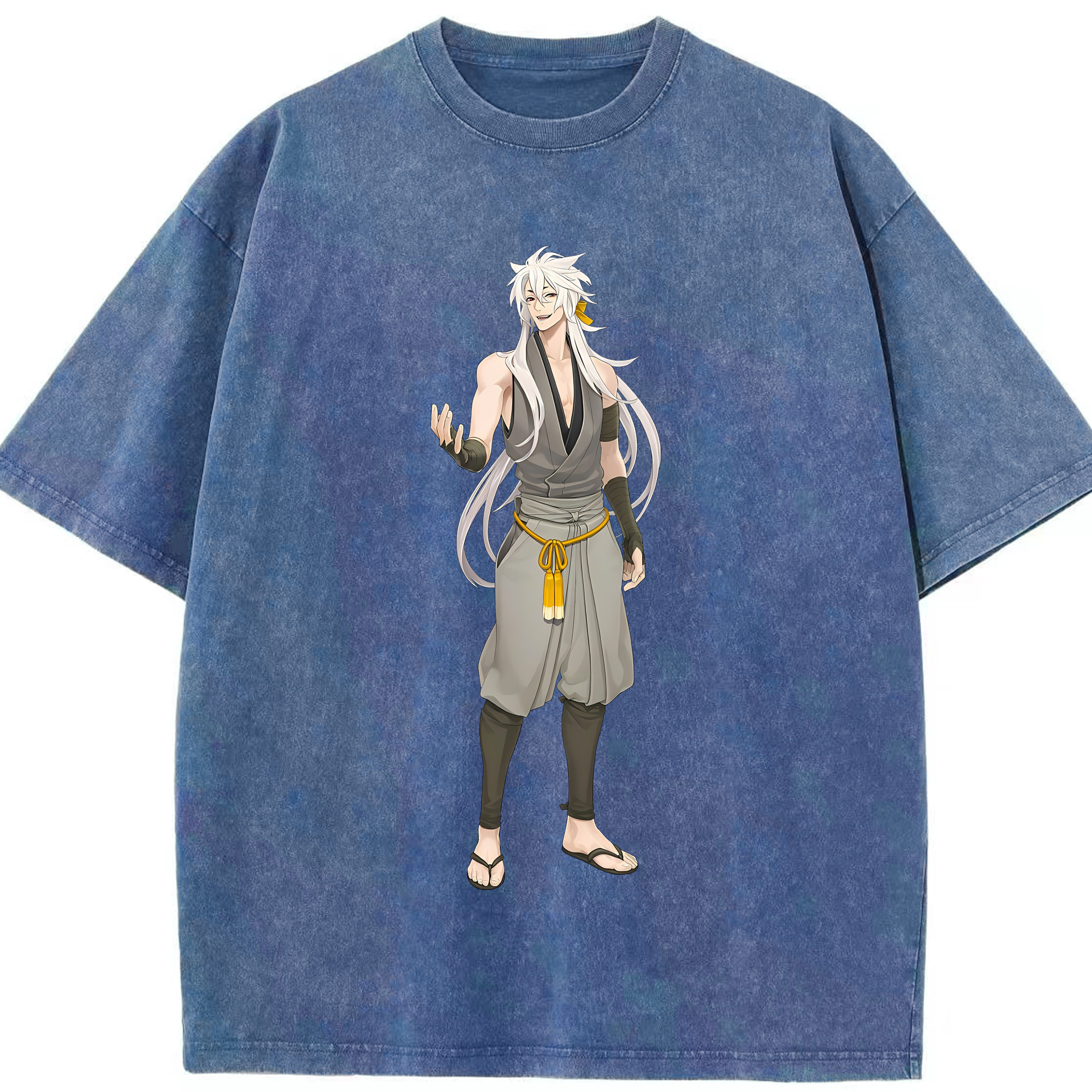 （画像用） 刀剣乱舞 Touken Ranbu 綿100% ヴィンテージ風 半袖Tシャツ（フロントプリント）