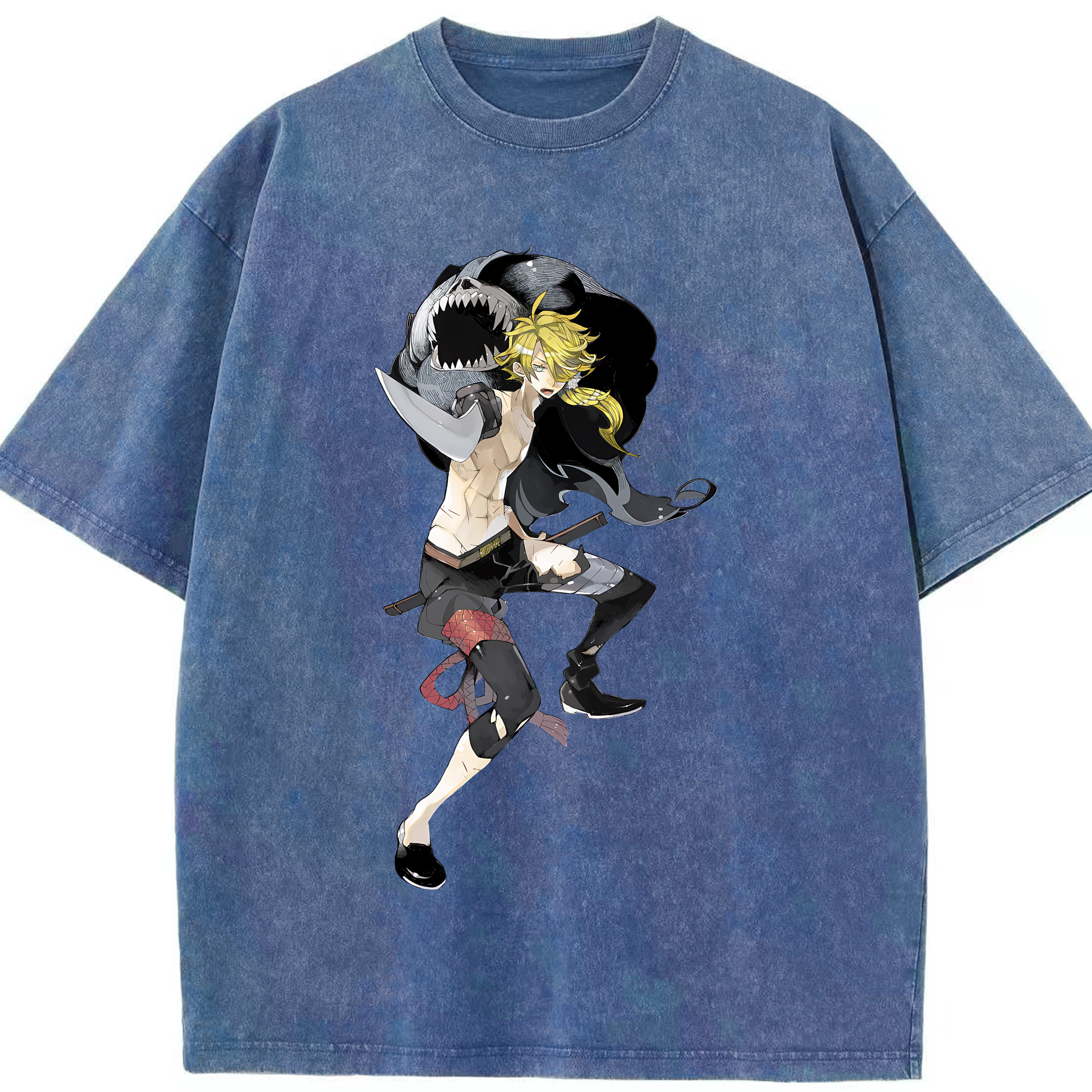 （画像用） 刀剣乱舞 Touken Ranbu 綿100% ヴィンテージ風 半袖Tシャツ（フロントプリント）