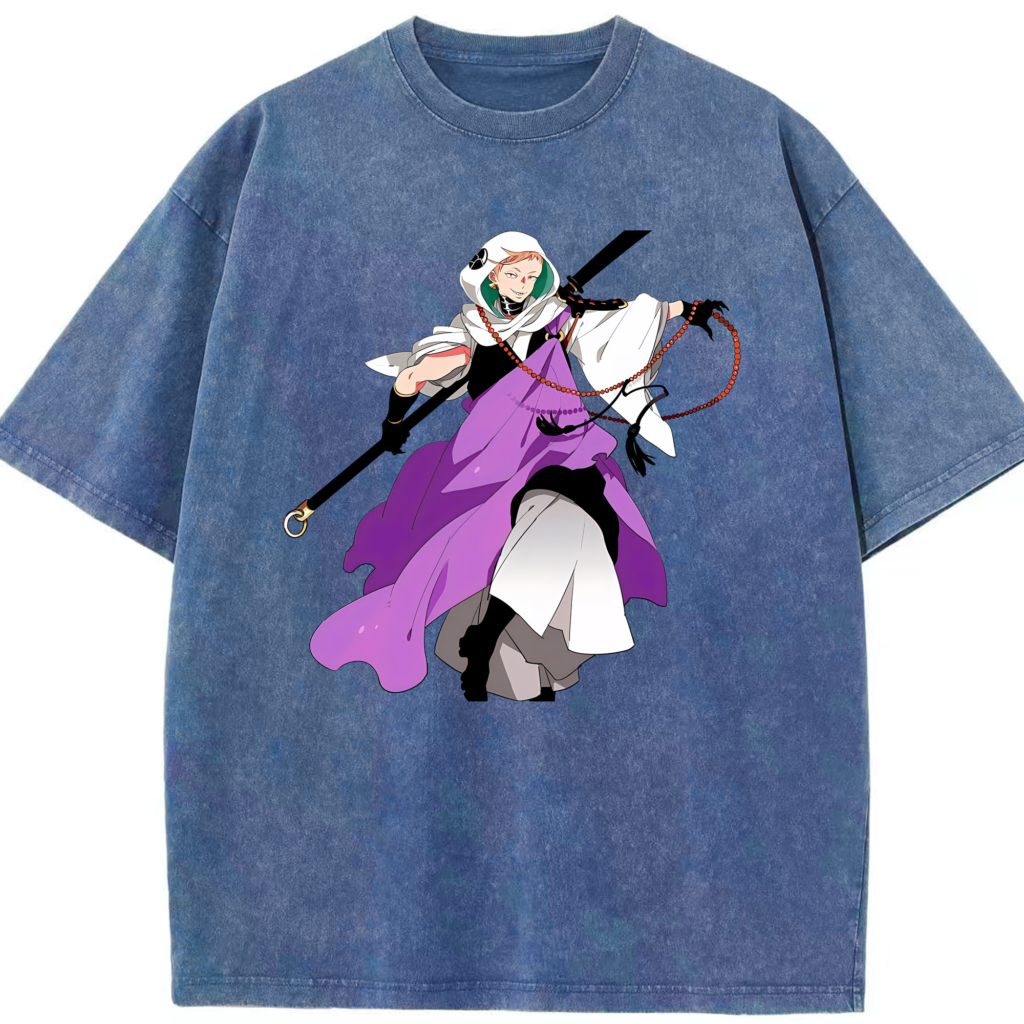 （画像用） 刀剣乱舞 Touken Ranbu 綿100% ヴィンテージ風 半袖Tシャツ（フロントプリント）