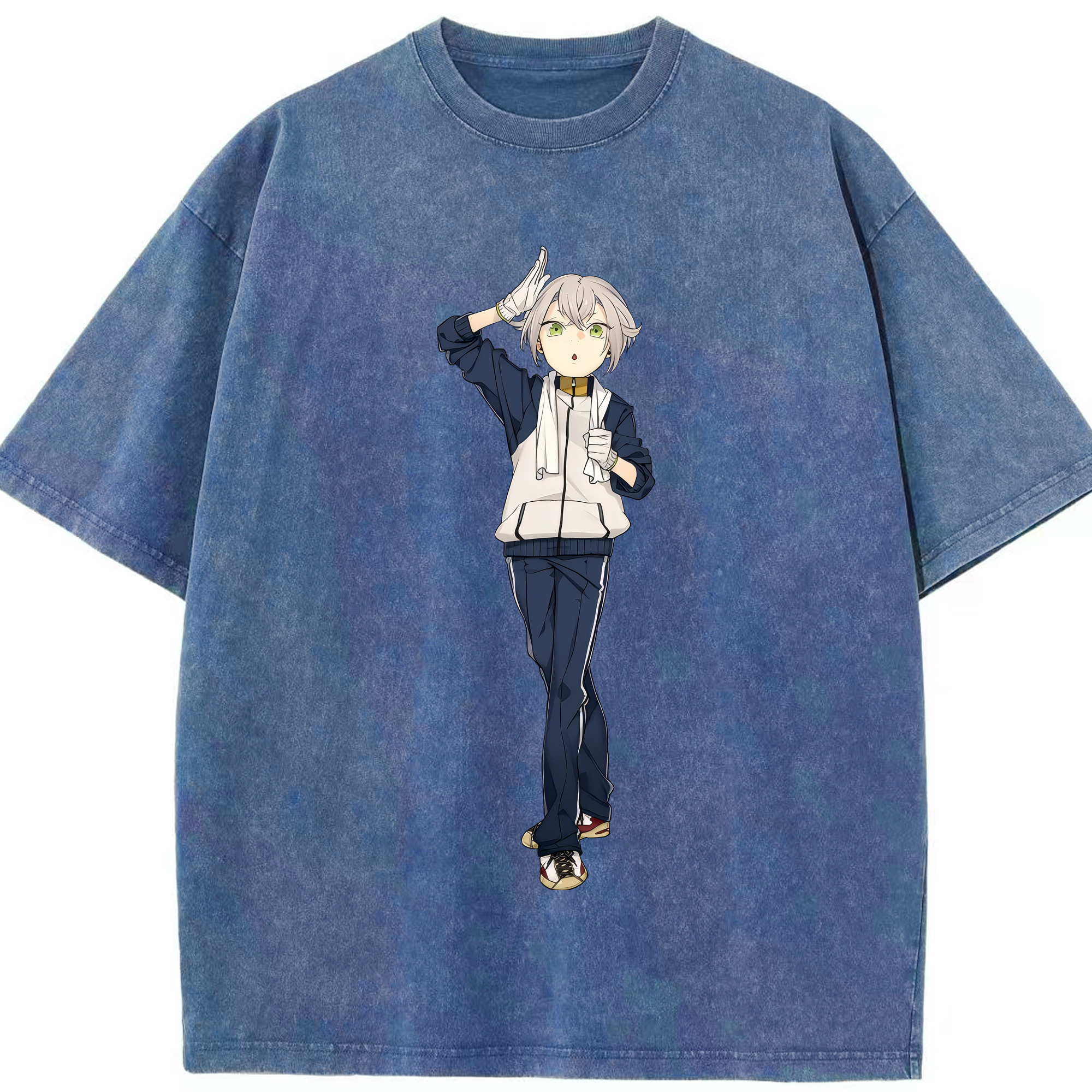 （画像用） 刀剣乱舞 Touken Ranbu 綿100% ヴィンテージ風 半袖Tシャツ（フロントプリント）