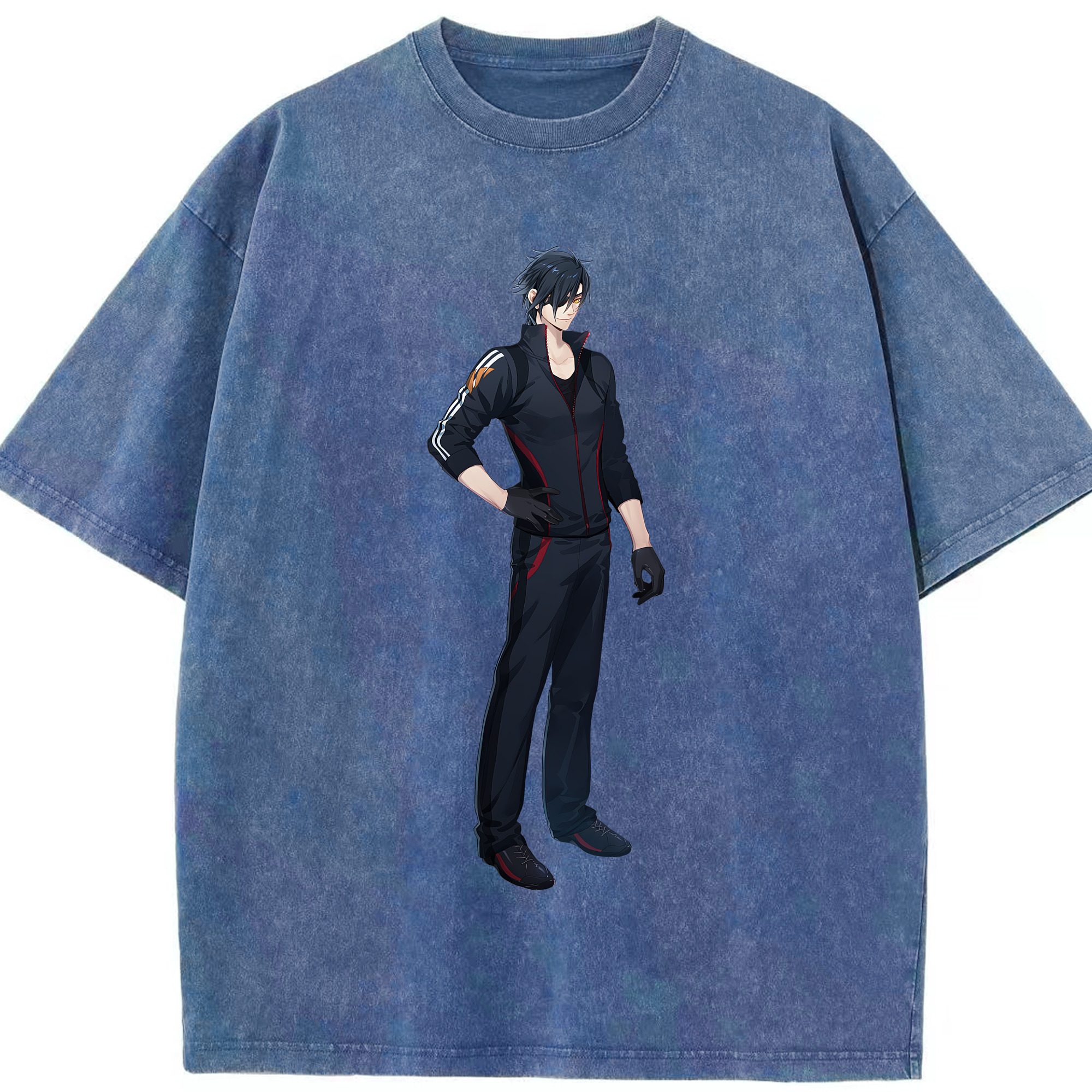 （画像用） 刀剣乱舞 Touken Ranbu 綿100% ヴィンテージ風 半袖Tシャツ（フロントプリント）