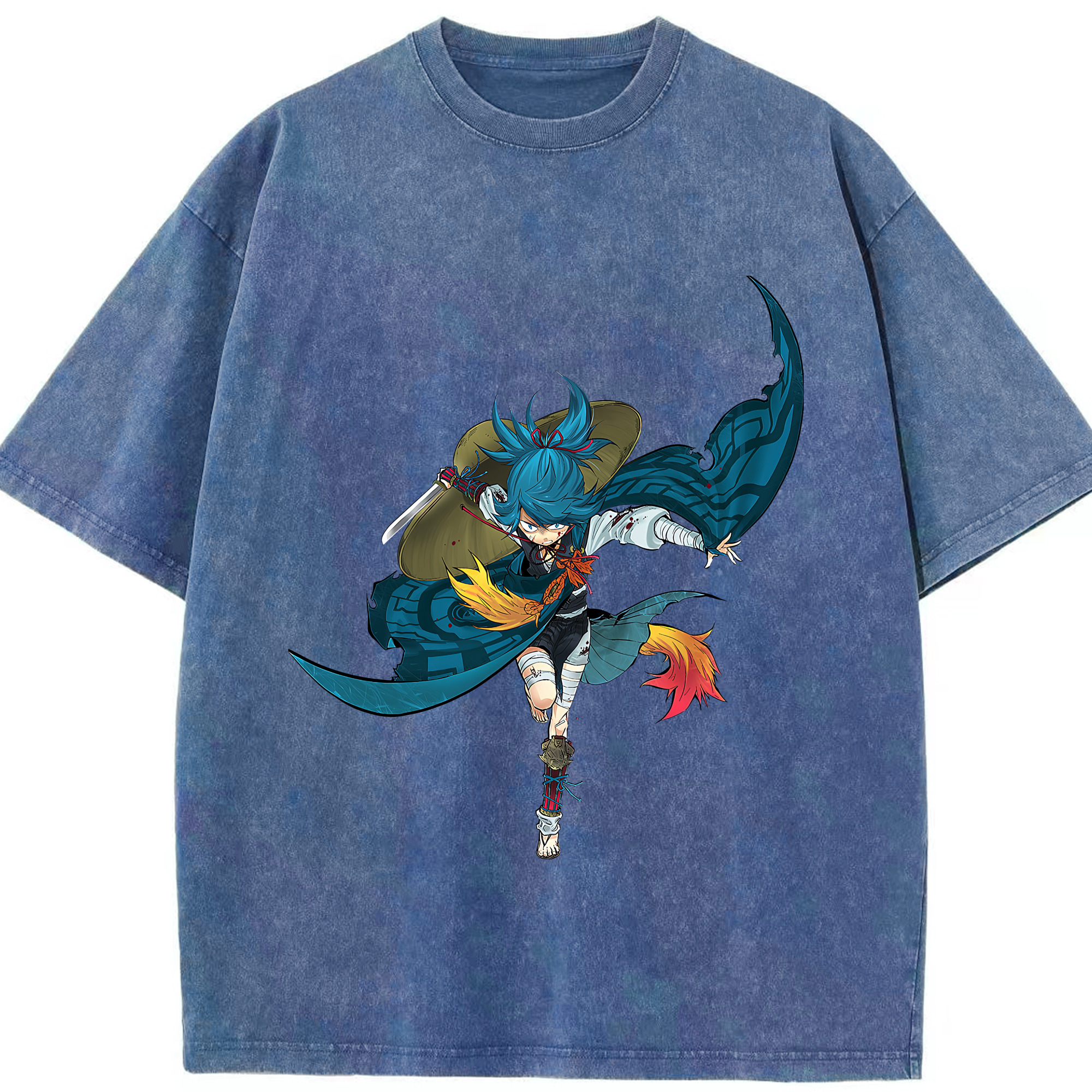 （画像用） 刀剣乱舞 Touken Ranbu 綿100% ヴィンテージ風 半袖Tシャツ（フロントプリント）