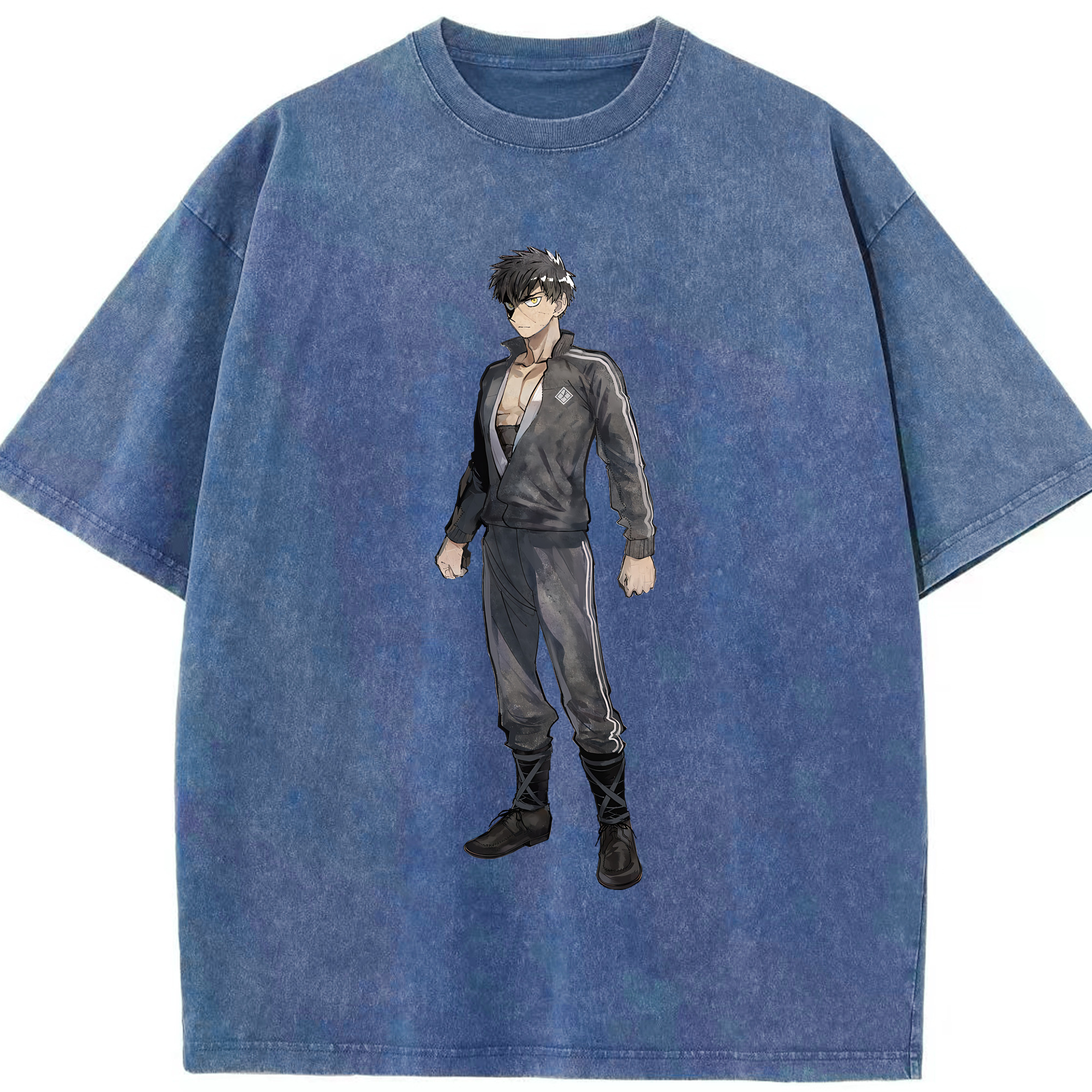 （画像用） 刀剣乱舞 Touken Ranbu 綿100% ヴィンテージ風 半袖Tシャツ（フロントプリント）