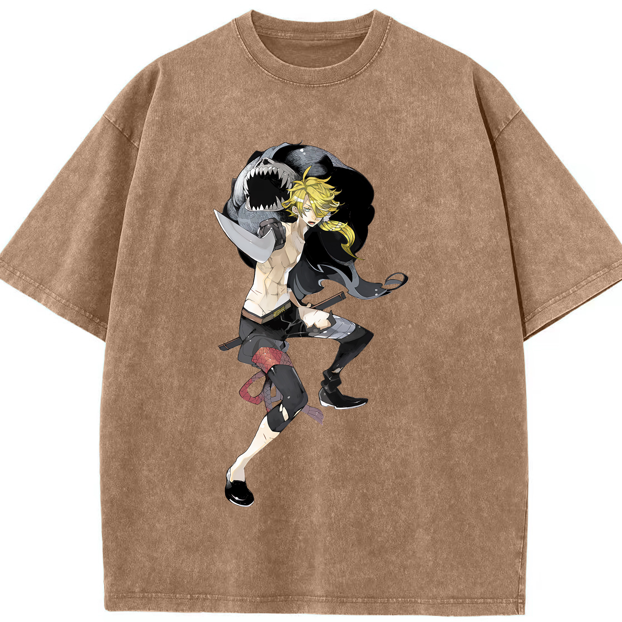 （画像用） 刀剣乱舞 Touken Ranbu 綿100% ヴィンテージ風 半袖Tシャツ（フロントプリント）