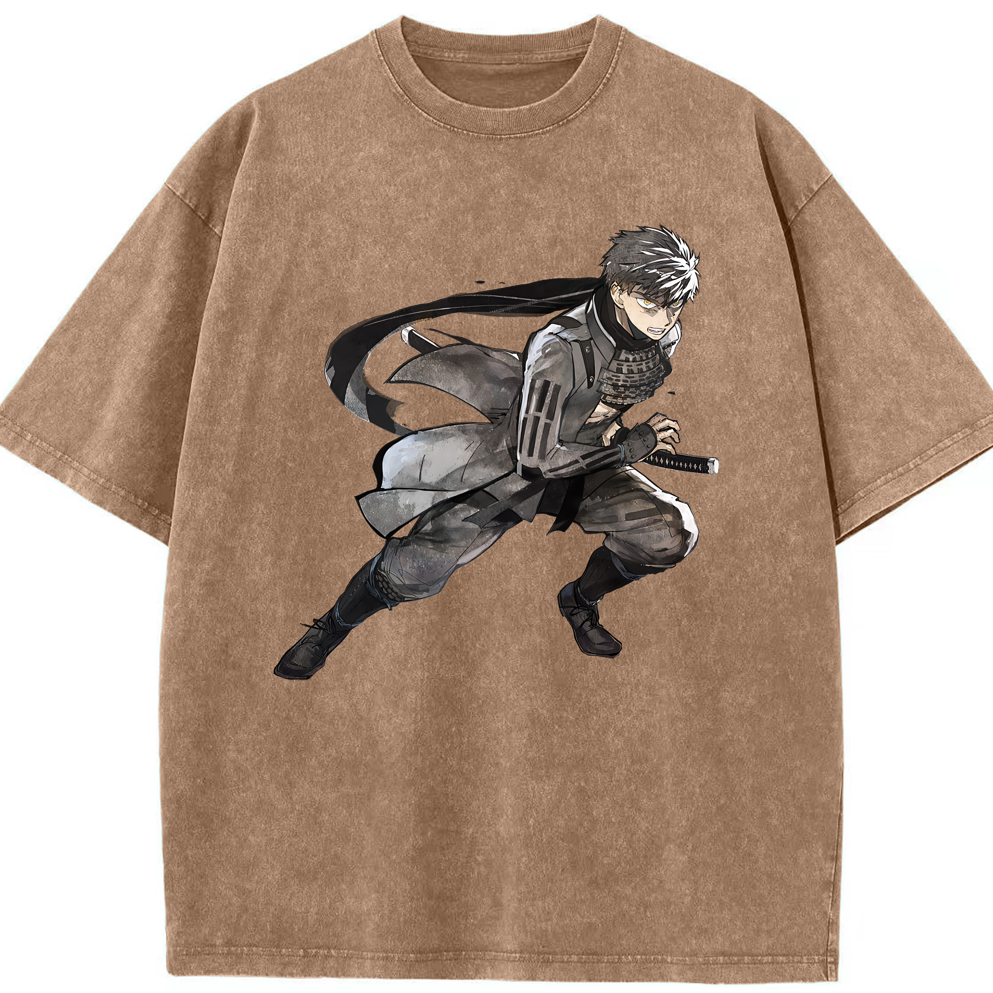 （画像用） 刀剣乱舞 Touken Ranbu 綿100% ヴィンテージ風 半袖Tシャツ（フロントプリント）