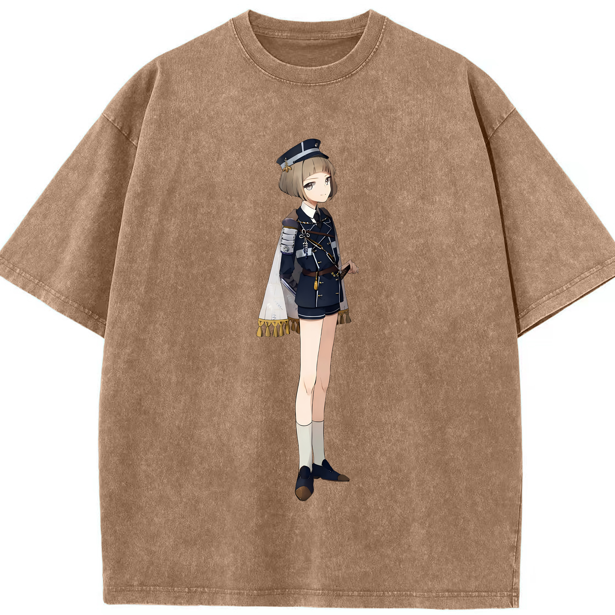 （画像用） 刀剣乱舞 Touken Ranbu 綿100% ヴィンテージ風 半袖Tシャツ（フロントプリント）