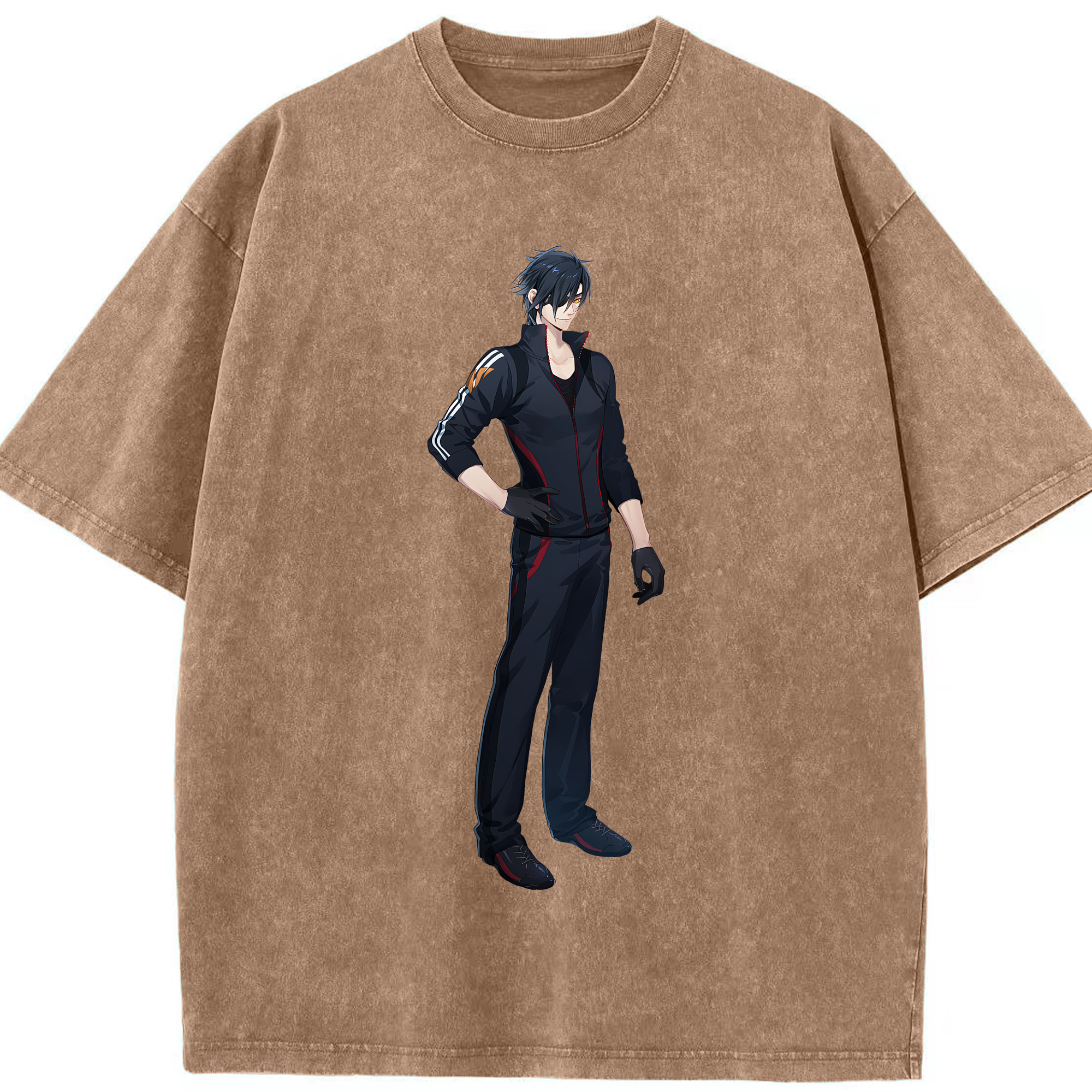 （画像用） 刀剣乱舞 Touken Ranbu 綿100% ヴィンテージ風 半袖Tシャツ（フロントプリント）