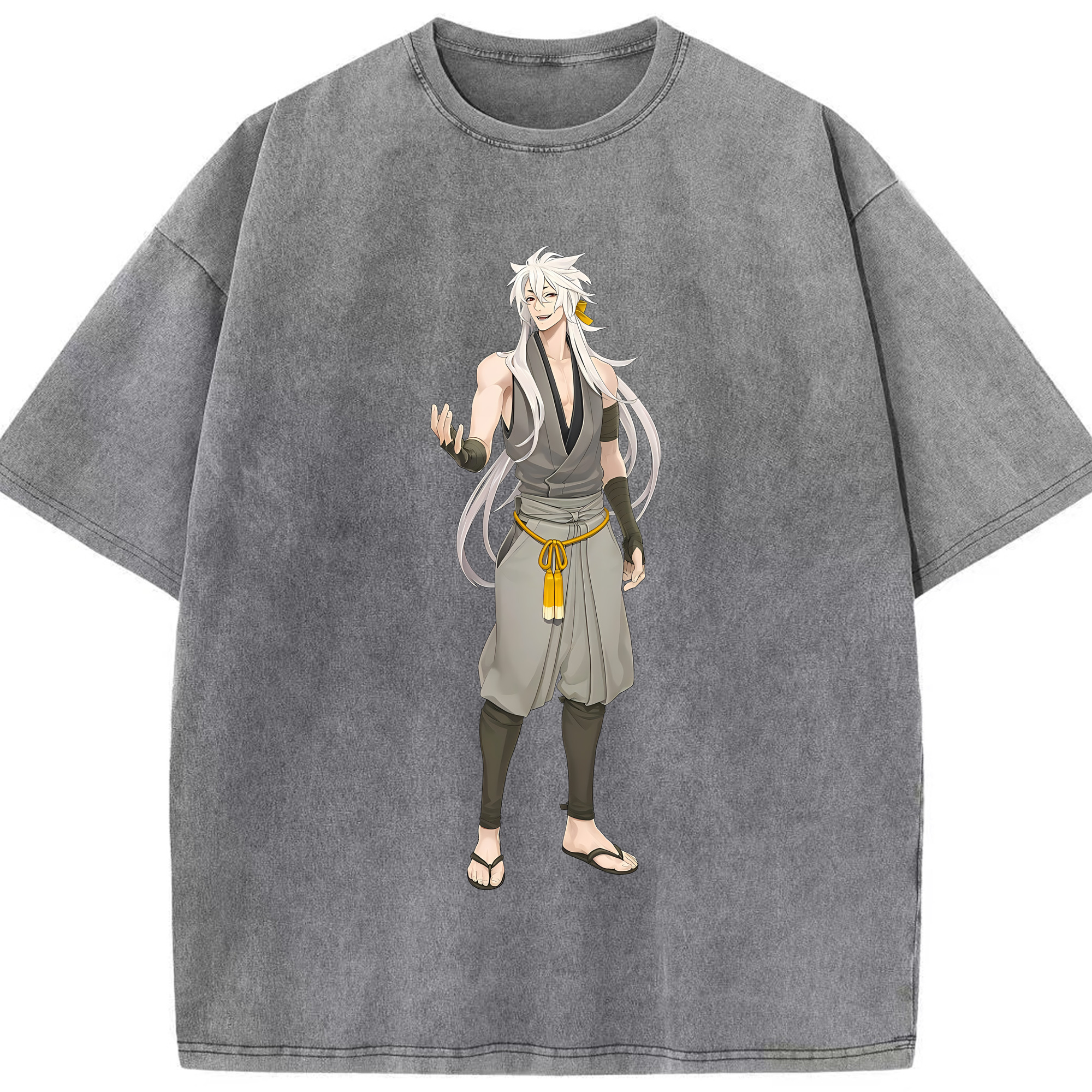 （画像用） 刀剣乱舞 Touken Ranbu 綿100% ヴィンテージ風 半袖Tシャツ（フロントプリント）