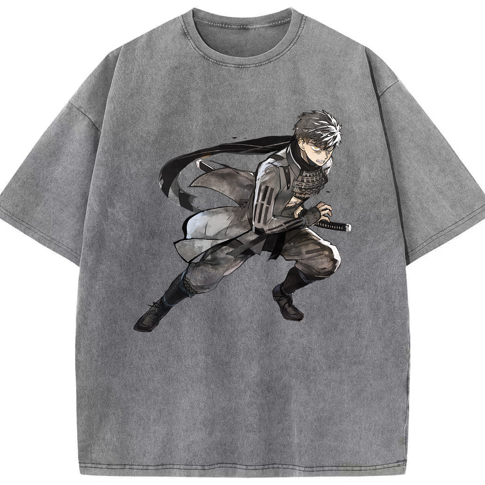 （画像用） 刀剣乱舞 Touken Ranbu 綿100% ヴィンテージ風 半袖Tシャツ（フロントプリント）