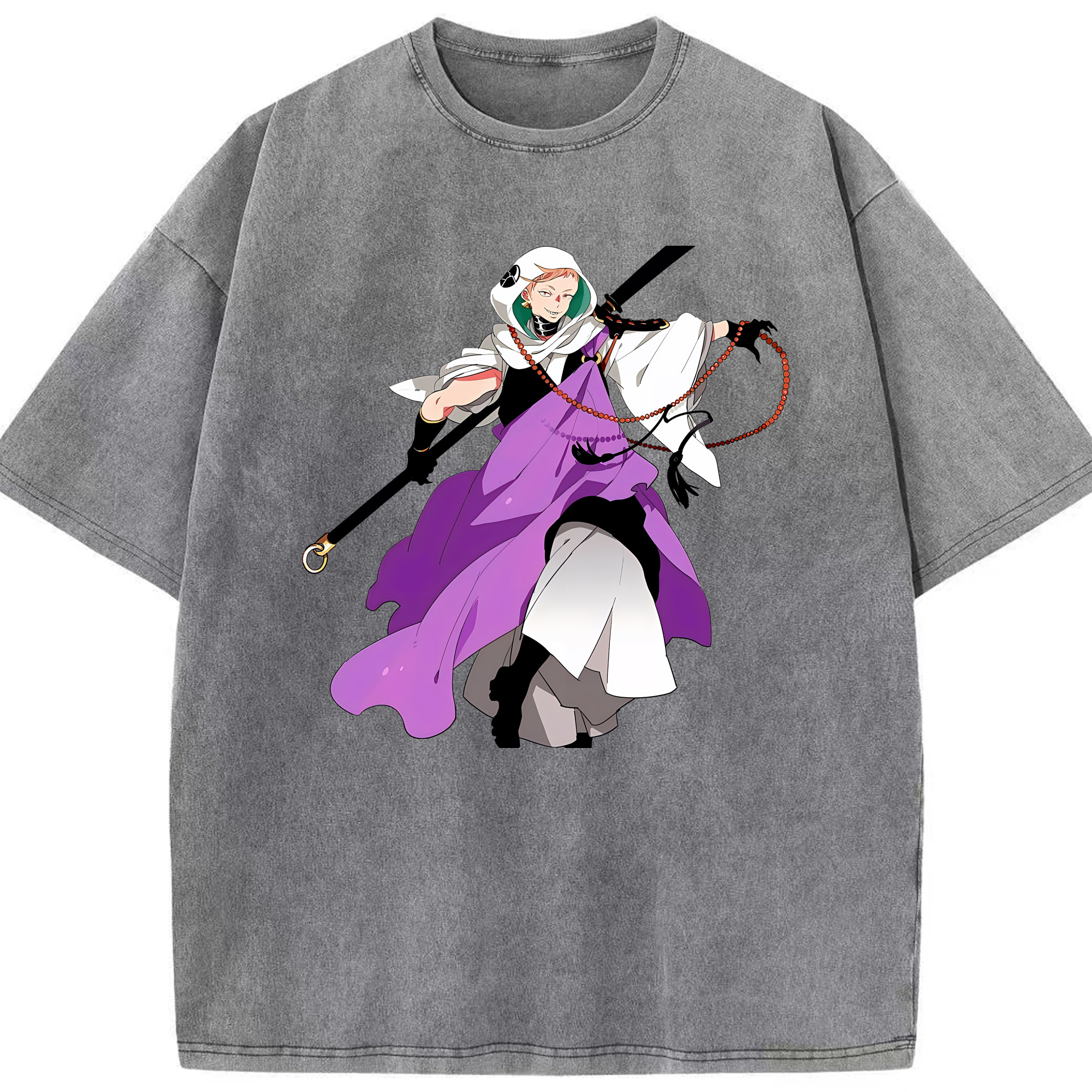 （画像用） 刀剣乱舞 Touken Ranbu 綿100% ヴィンテージ風 半袖Tシャツ（フロントプリント）