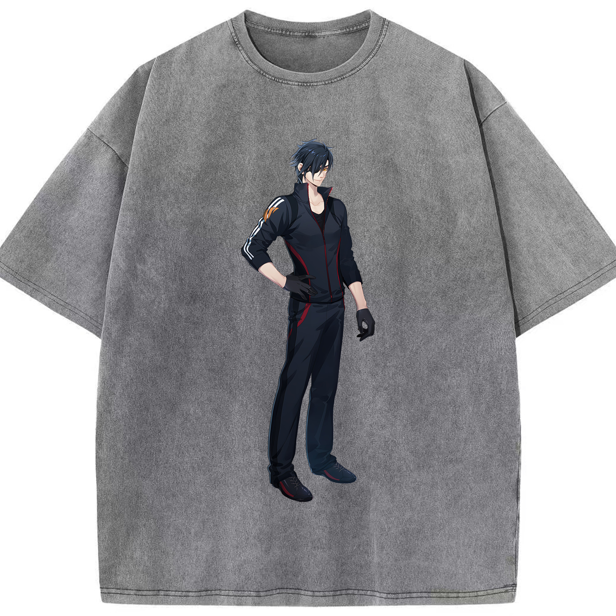 （画像用） 刀剣乱舞 Touken Ranbu 綿100% ヴィンテージ風 半袖Tシャツ（フロントプリント）