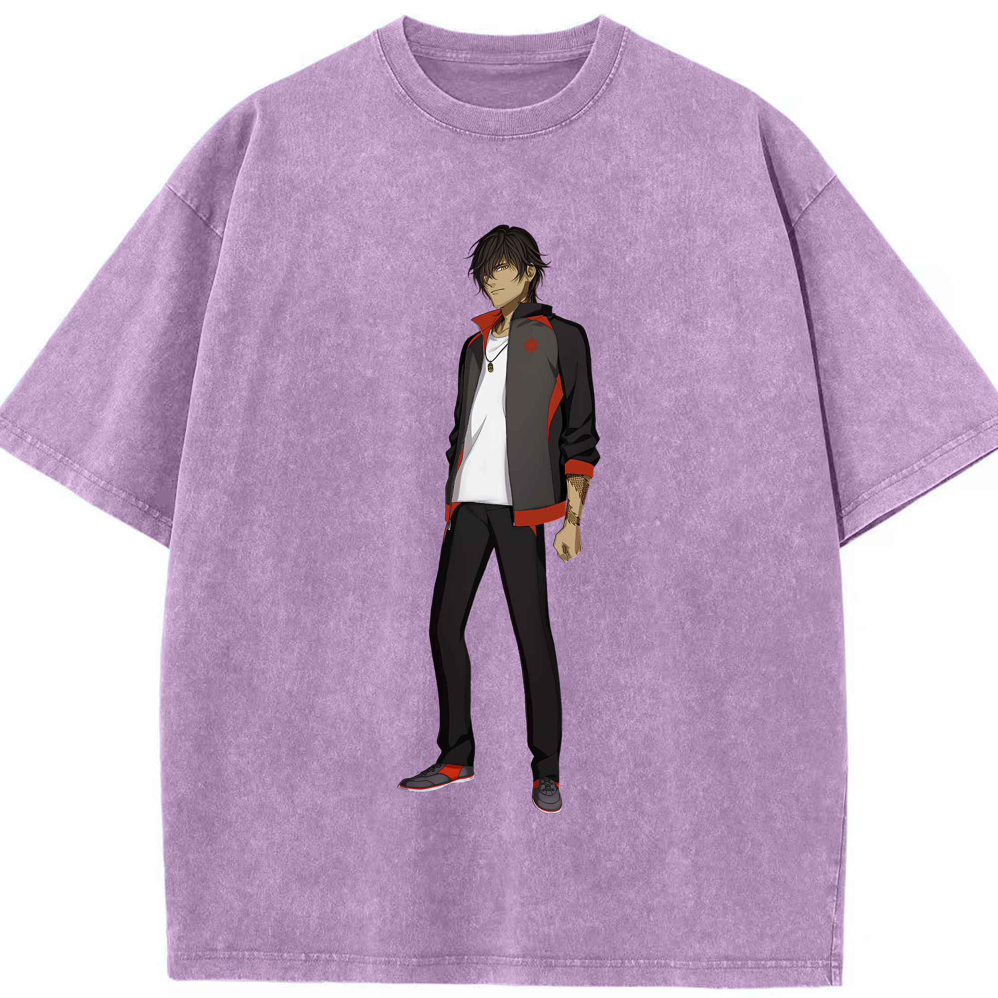 （画像用） 刀剣乱舞 Touken Ranbu 綿100% ヴィンテージ風 半袖Tシャツ（フロントプリント）