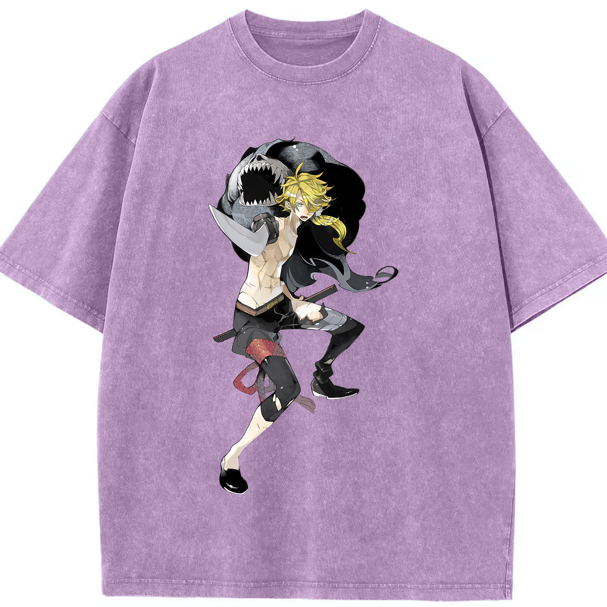 （画像用） 刀剣乱舞 Touken Ranbu 綿100% ヴィンテージ風 半袖Tシャツ（フロントプリント）