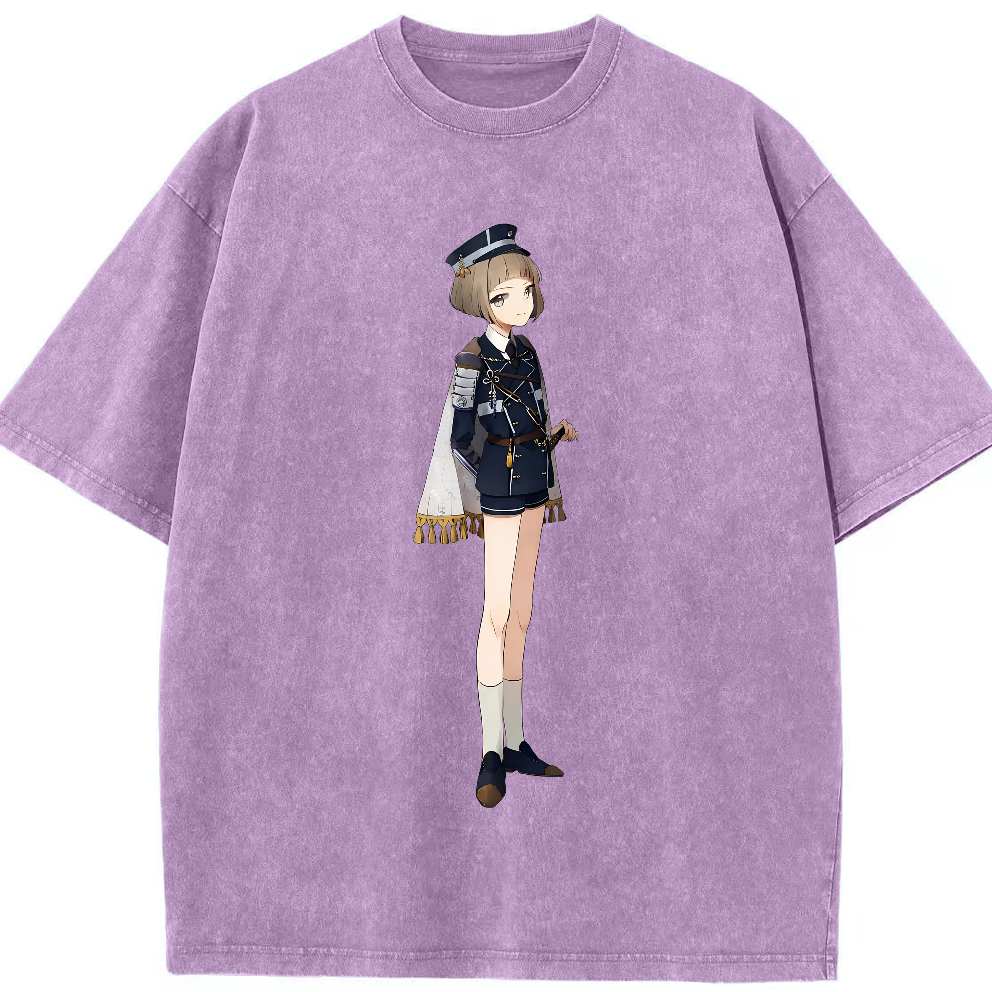 （画像用） 刀剣乱舞 Touken Ranbu 綿100% ヴィンテージ風 半袖Tシャツ（フロントプリント）