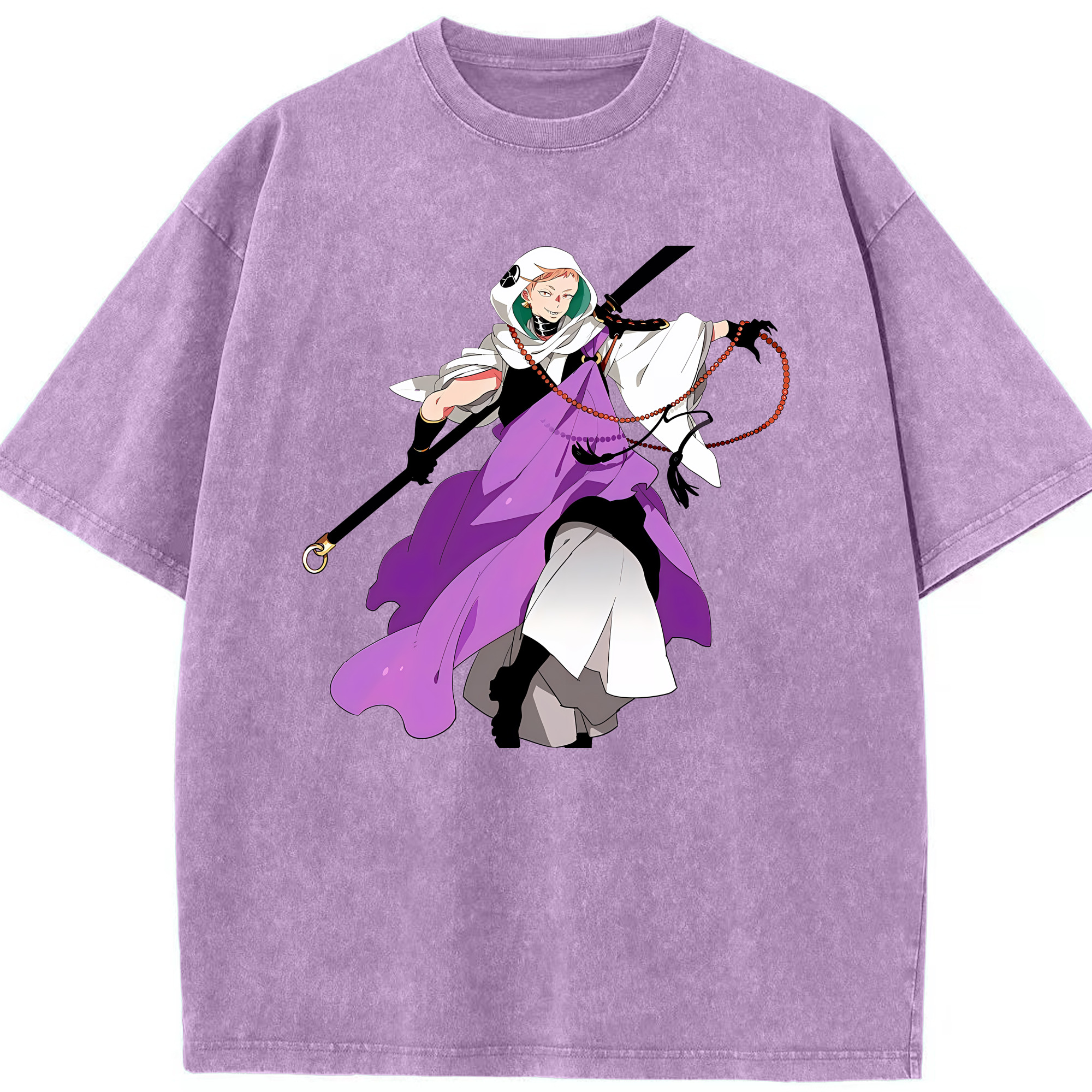 （画像用） 刀剣乱舞 Touken Ranbu 綿100% ヴィンテージ風 半袖Tシャツ（フロントプリント）