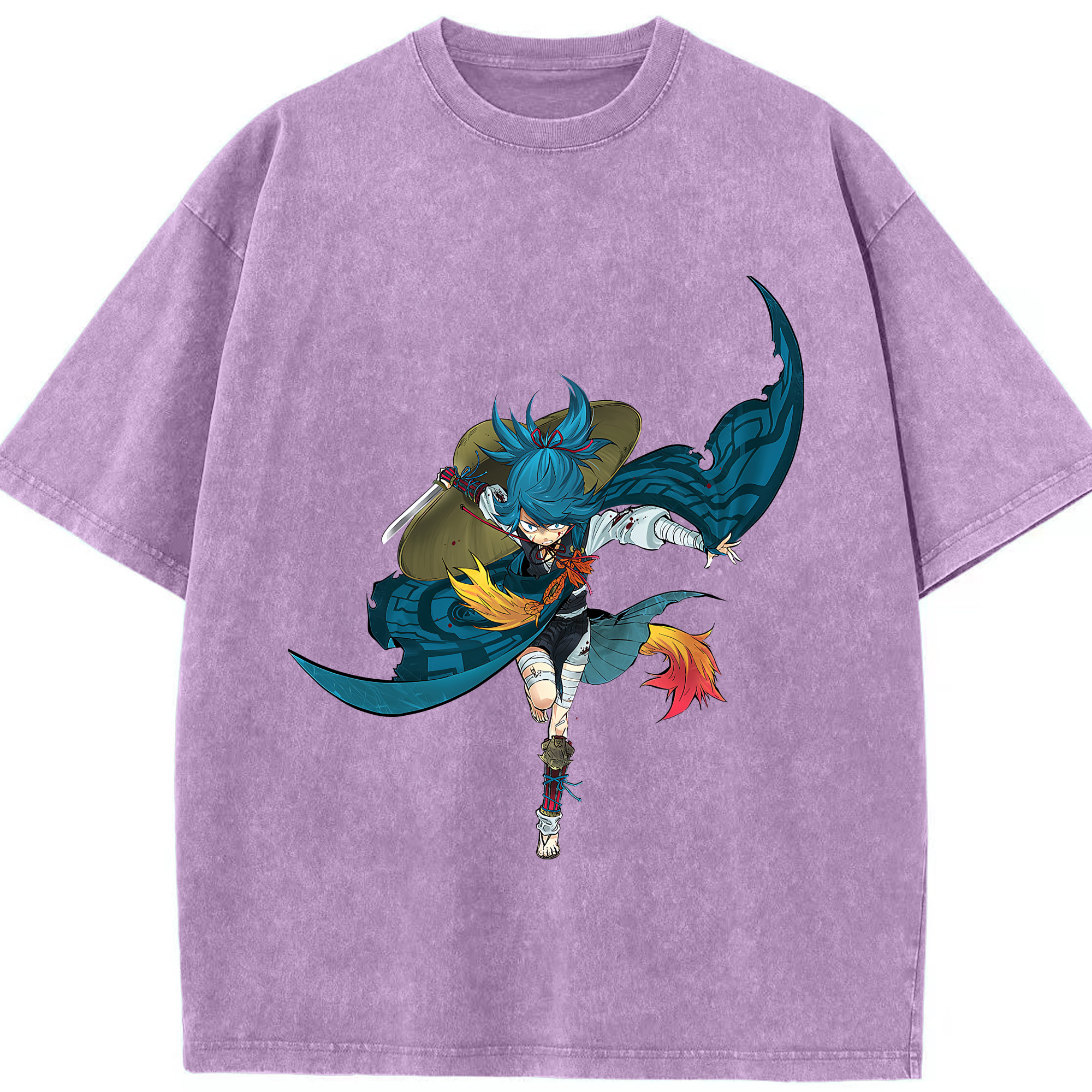 （画像用） 刀剣乱舞 Touken Ranbu 綿100% ヴィンテージ風 半袖Tシャツ（フロントプリント）