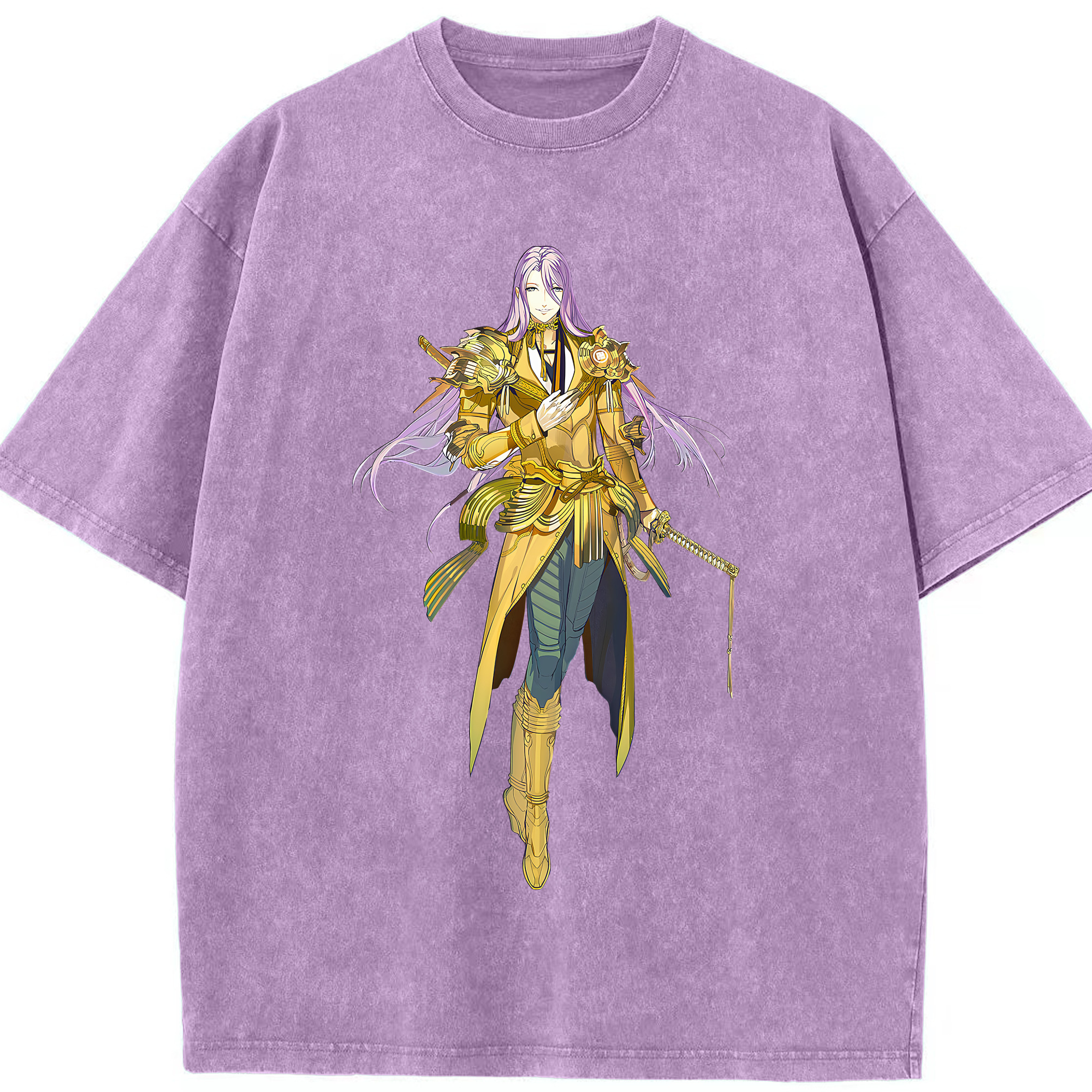 （画像用） 刀剣乱舞 Touken Ranbu 綿100% ヴィンテージ風 半袖Tシャツ（フロントプリント）