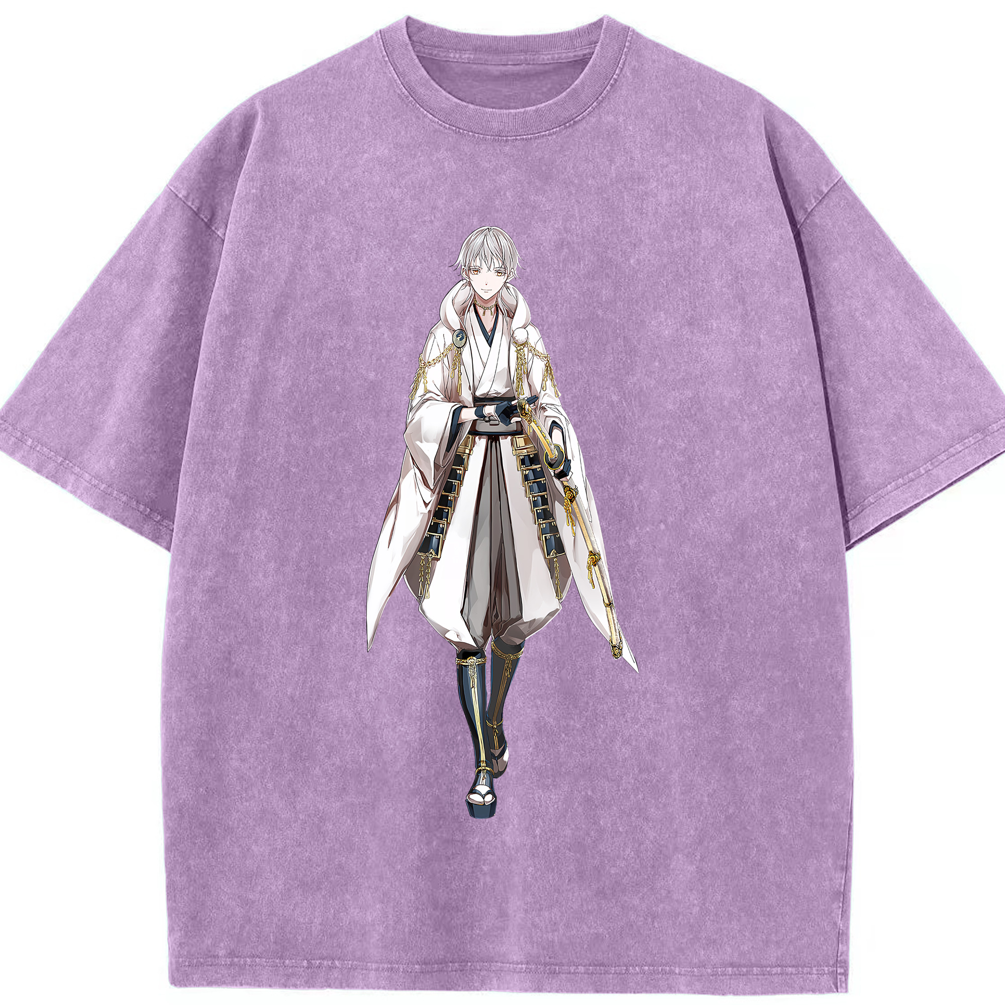（画像用） 刀剣乱舞 Touken Ranbu 綿100% ヴィンテージ風 半袖Tシャツ（フロントプリント）