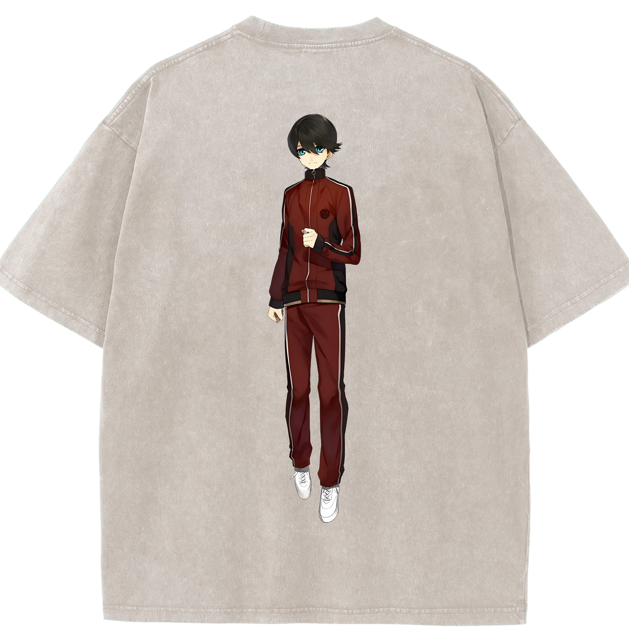 （画像用） 刀剣乱舞 Touken Ranbu 綿100% ヴィンテージ風 半袖Tシャツ（背面プリント）