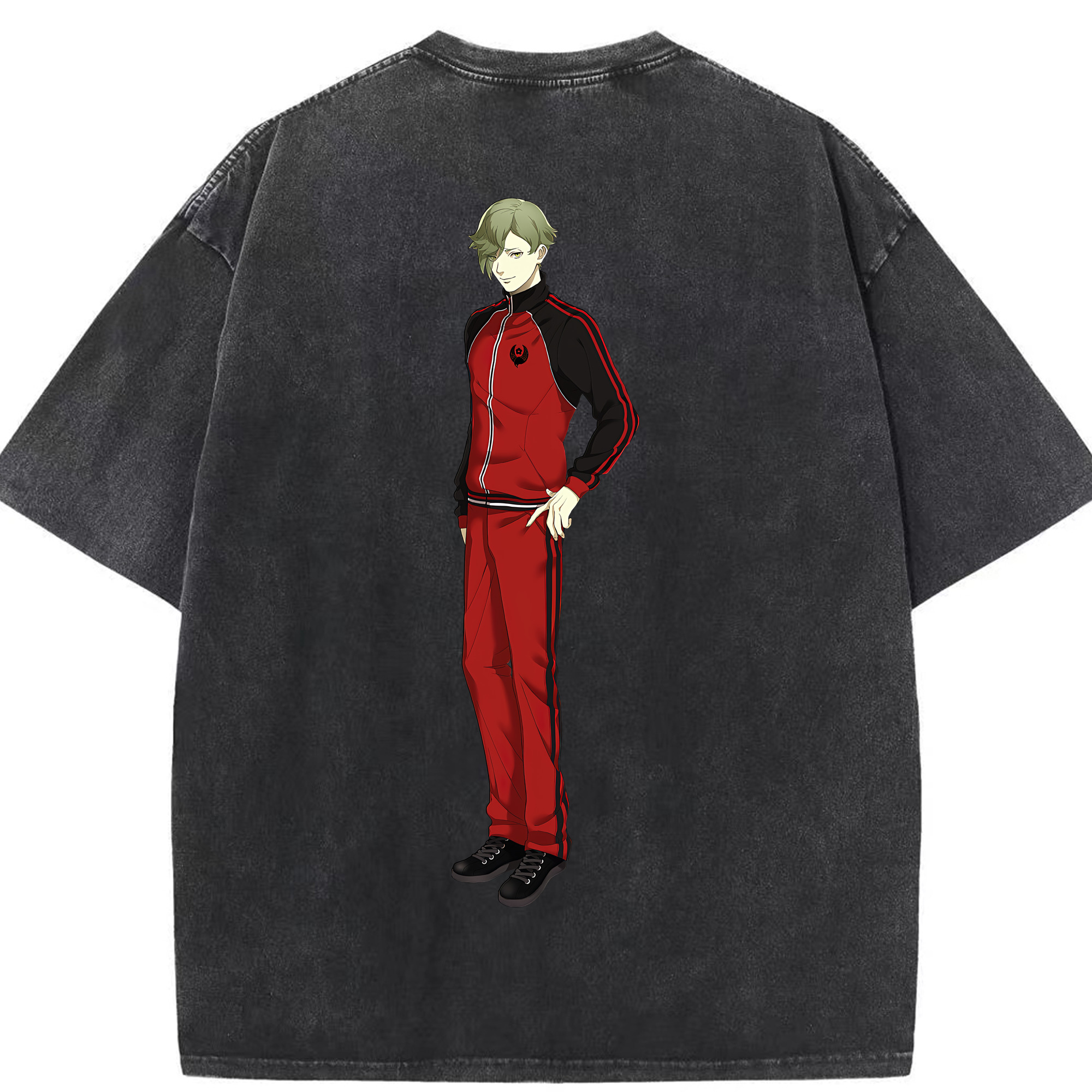 （画像用） 刀剣乱舞 Touken Ranbu 綿100% ヴィンテージ風 半袖Tシャツ（背面プリント）