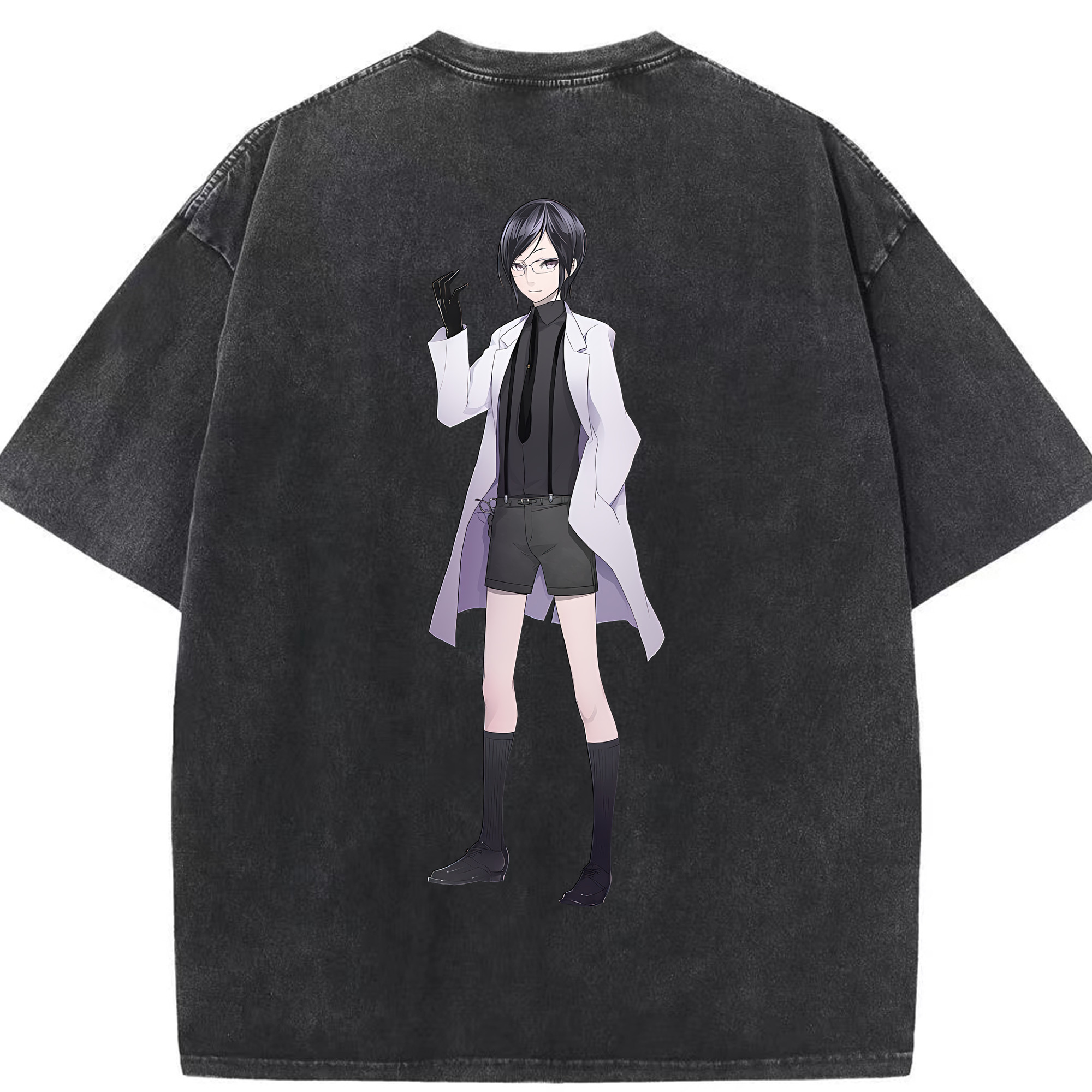 （画像用） 刀剣乱舞 Touken Ranbu 綿100% ヴィンテージ風 半袖Tシャツ（背面プリント）