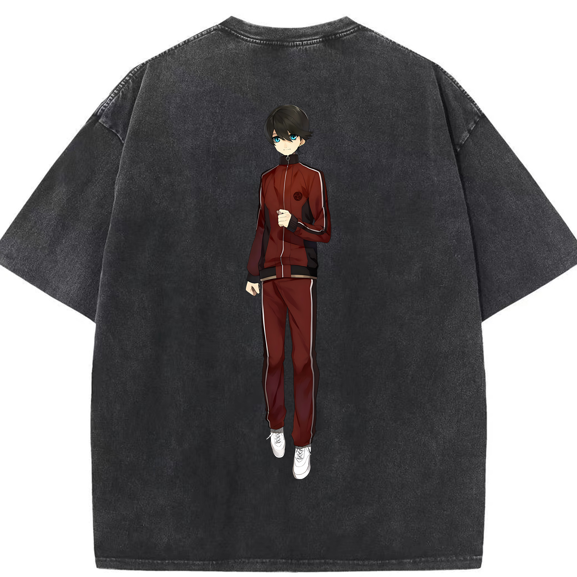 （画像用） 刀剣乱舞 Touken Ranbu 綿100% ヴィンテージ風 半袖Tシャツ（背面プリント）