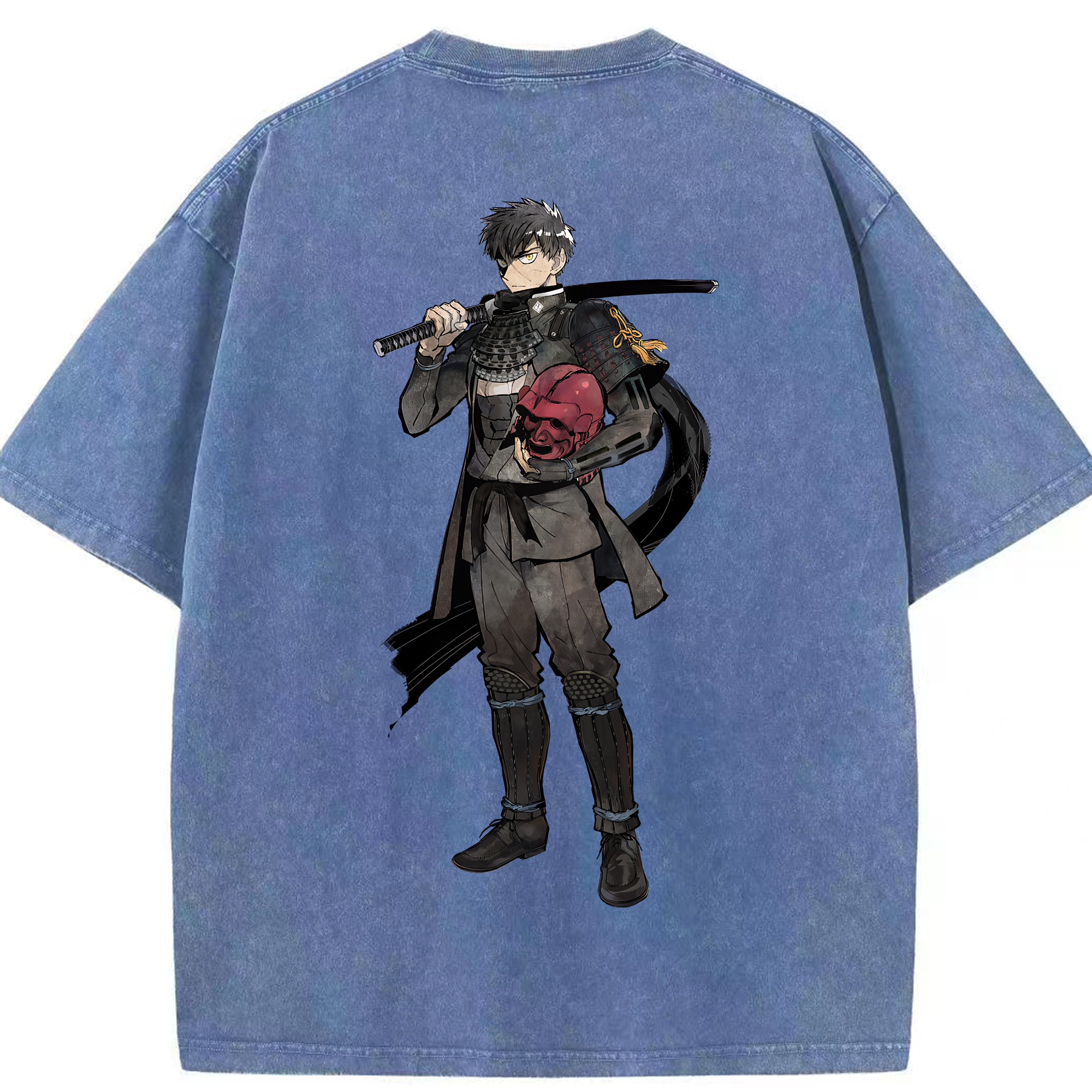 （画像用） 刀剣乱舞 Touken Ranbu 綿100% ヴィンテージ風 半袖Tシャツ（背面プリント）