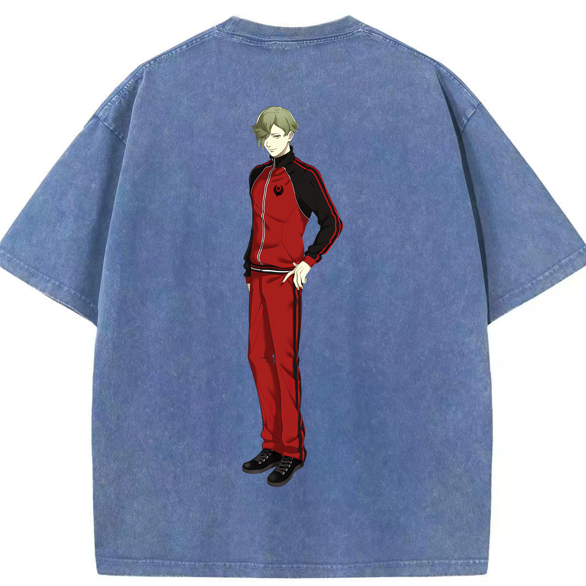 （画像用） 刀剣乱舞 Touken Ranbu 綿100% ヴィンテージ風 半袖Tシャツ（背面プリント）