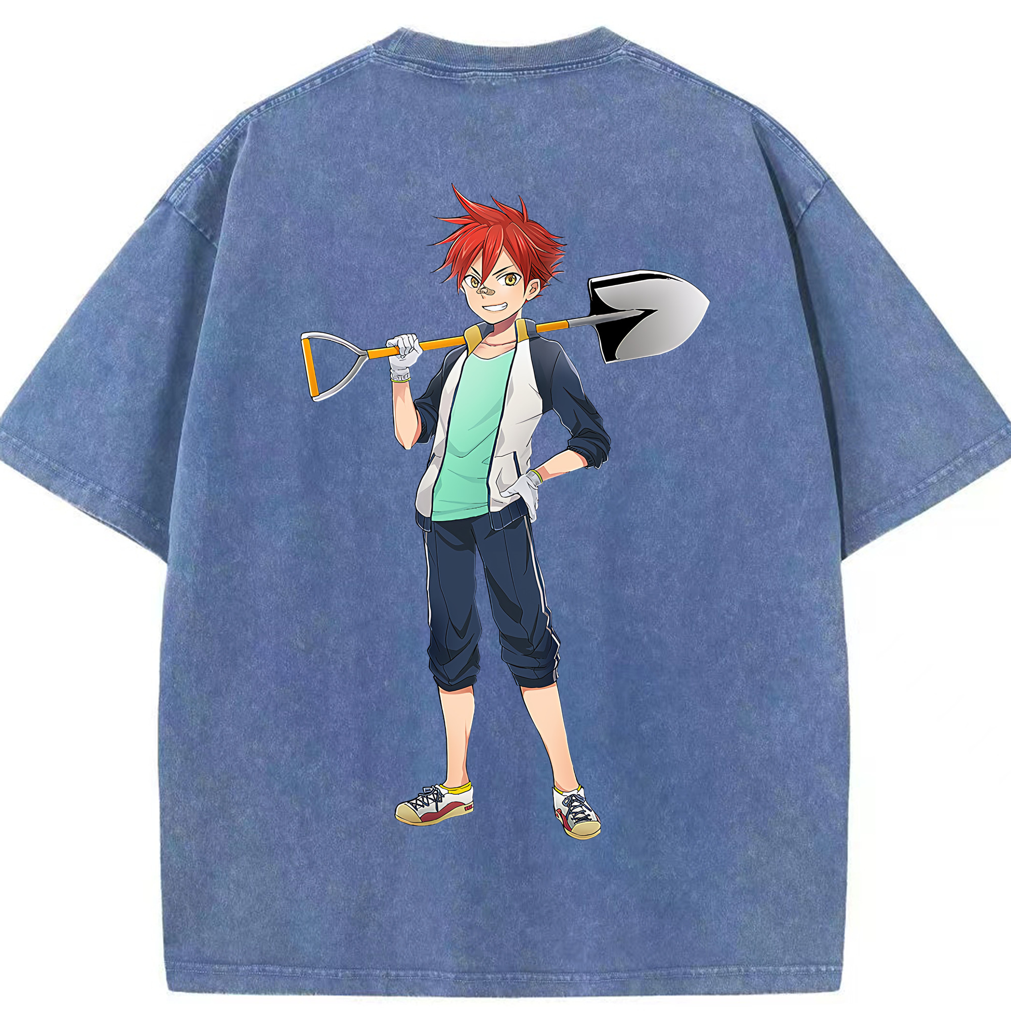 （画像用） 刀剣乱舞 Touken Ranbu 綿100% ヴィンテージ風 半袖Tシャツ（背面プリント）