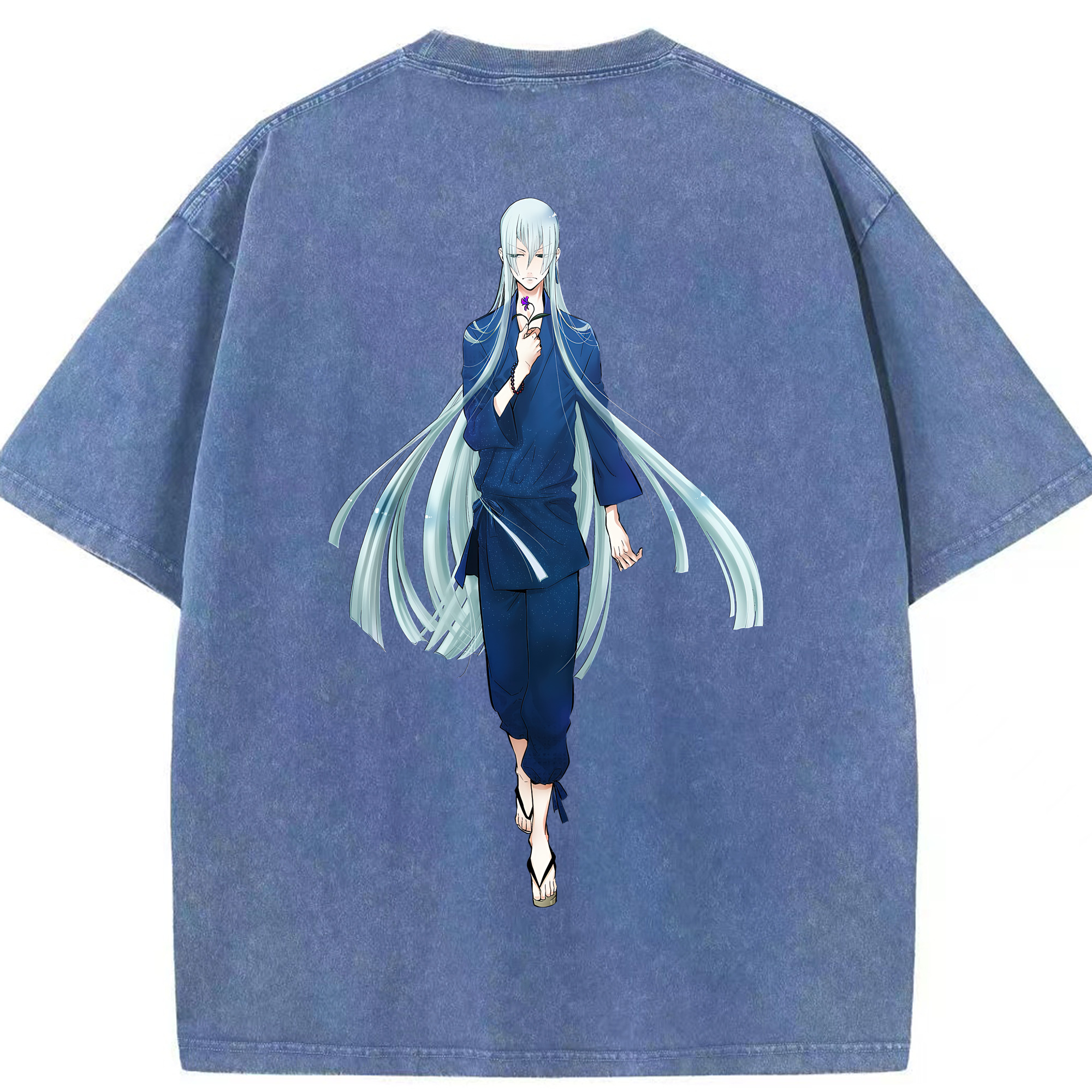 （画像用） 刀剣乱舞 Touken Ranbu 綿100% ヴィンテージ風 半袖Tシャツ（背面プリント）