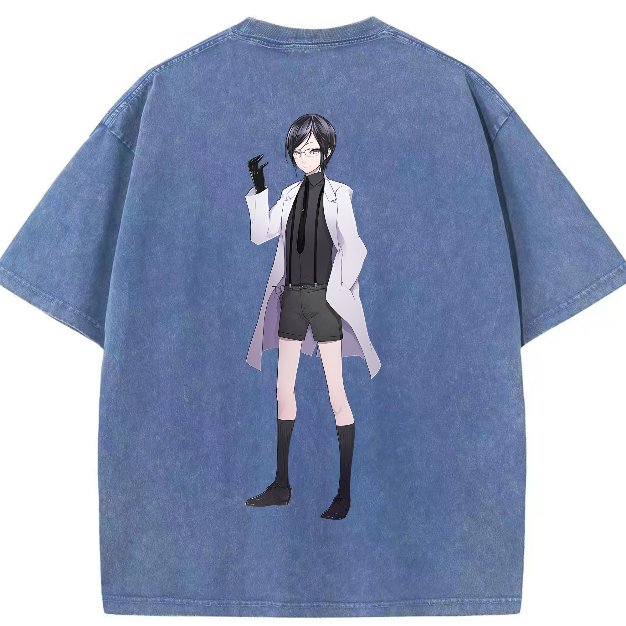 （画像用） 刀剣乱舞 Touken Ranbu 綿100% ヴィンテージ風 半袖Tシャツ（背面プリント）