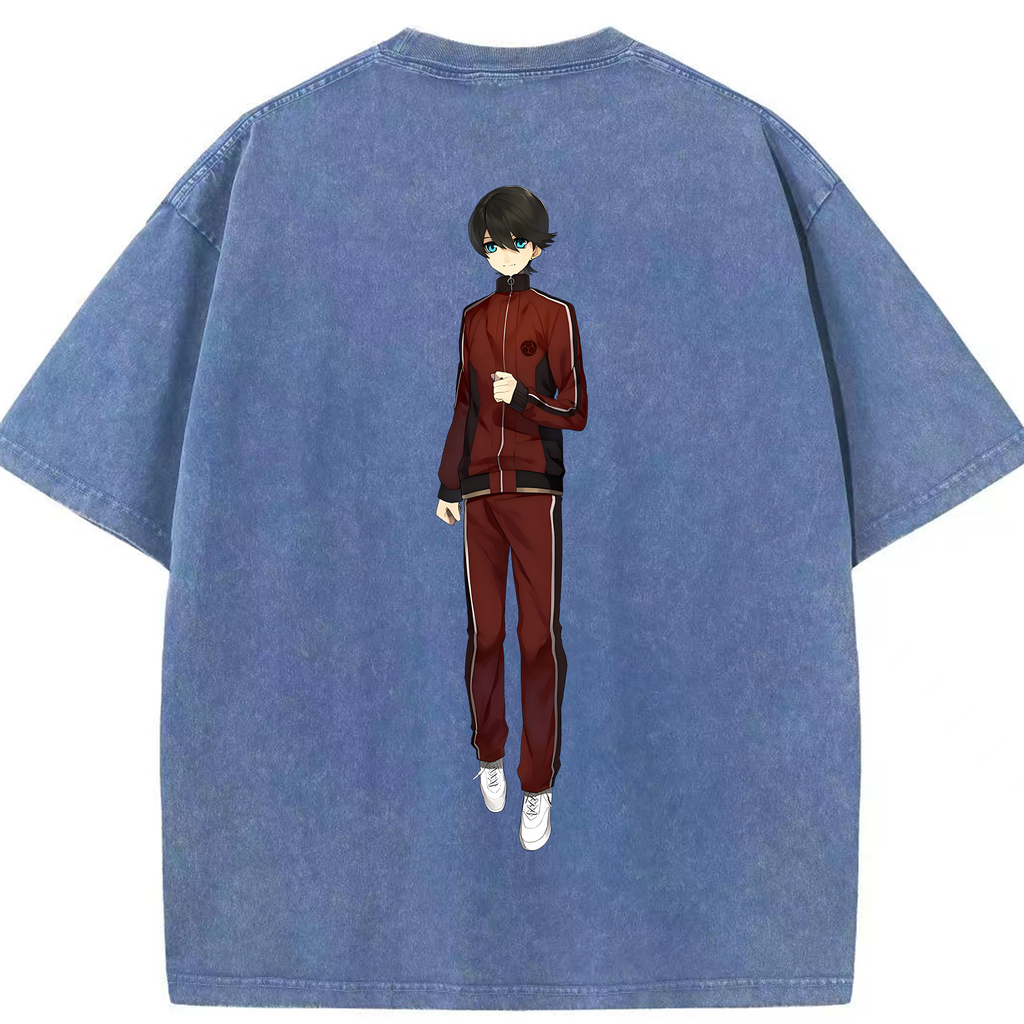 （画像用） 刀剣乱舞 Touken Ranbu 綿100% ヴィンテージ風 半袖Tシャツ（背面プリント）