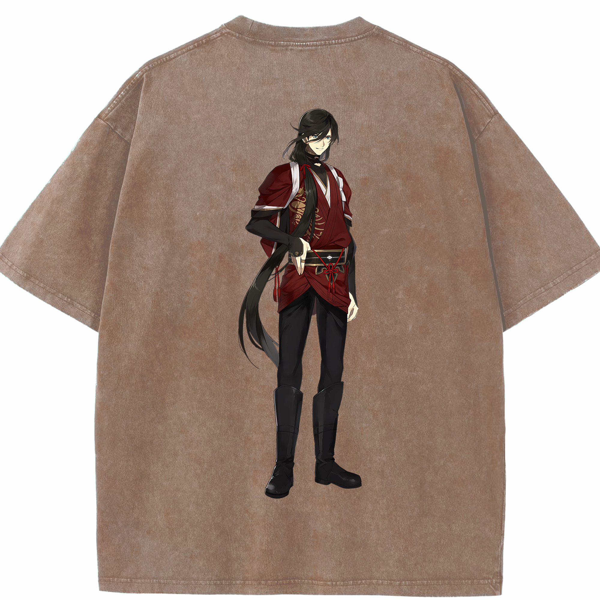 （画像用） 刀剣乱舞 Touken Ranbu 綿100% ヴィンテージ風 半袖Tシャツ（背面プリント）