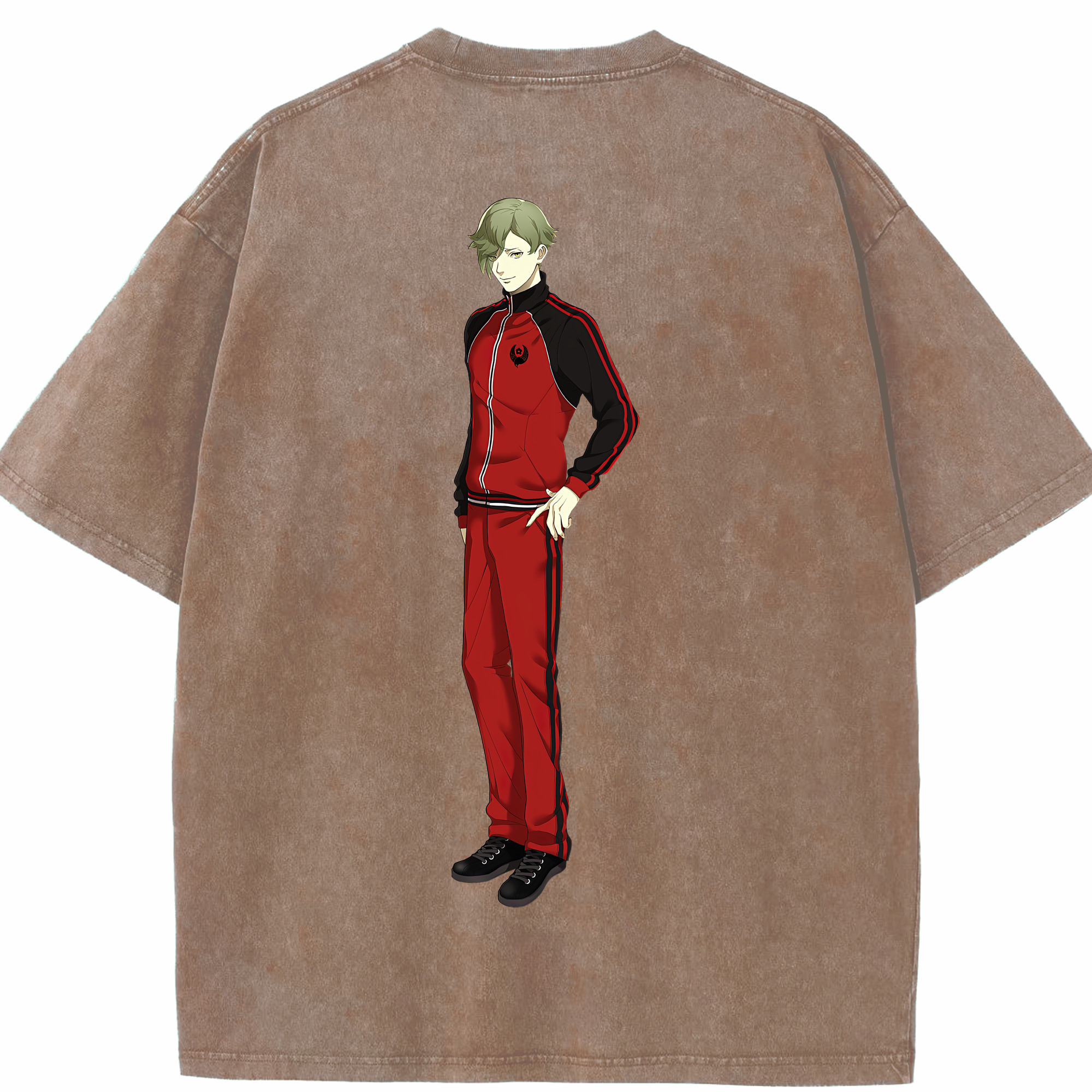 （画像用） 刀剣乱舞 Touken Ranbu 綿100% ヴィンテージ風 半袖Tシャツ（背面プリント）
