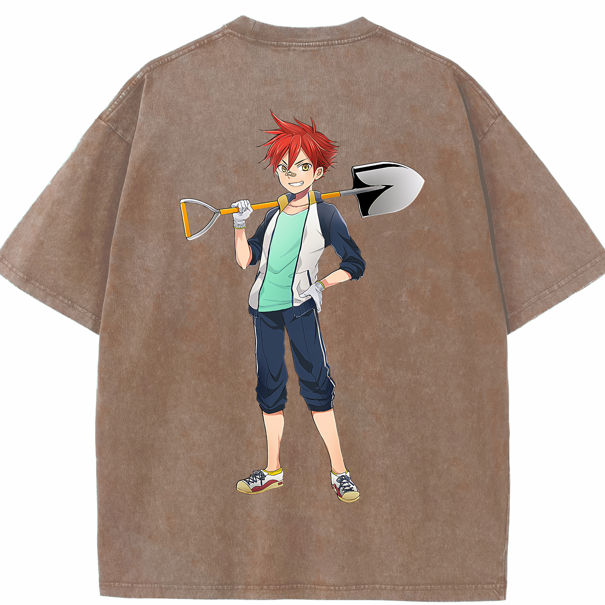 （画像用） 刀剣乱舞 Touken Ranbu 綿100% ヴィンテージ風 半袖Tシャツ（背面プリント）