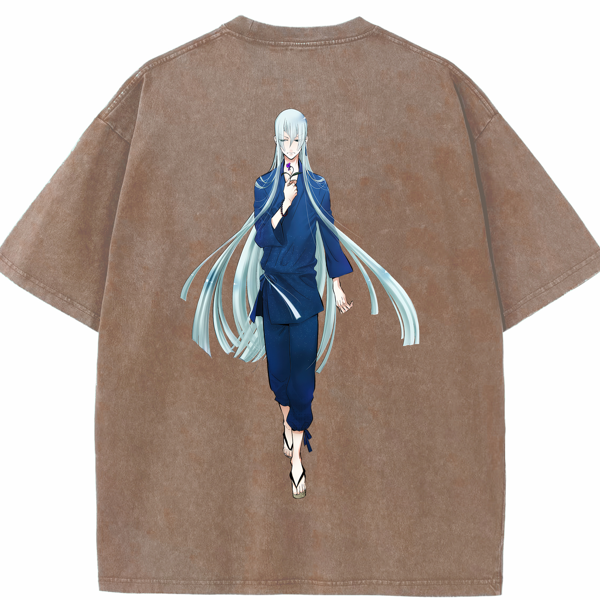 （画像用） 刀剣乱舞 Touken Ranbu 綿100% ヴィンテージ風 半袖Tシャツ（背面プリント）