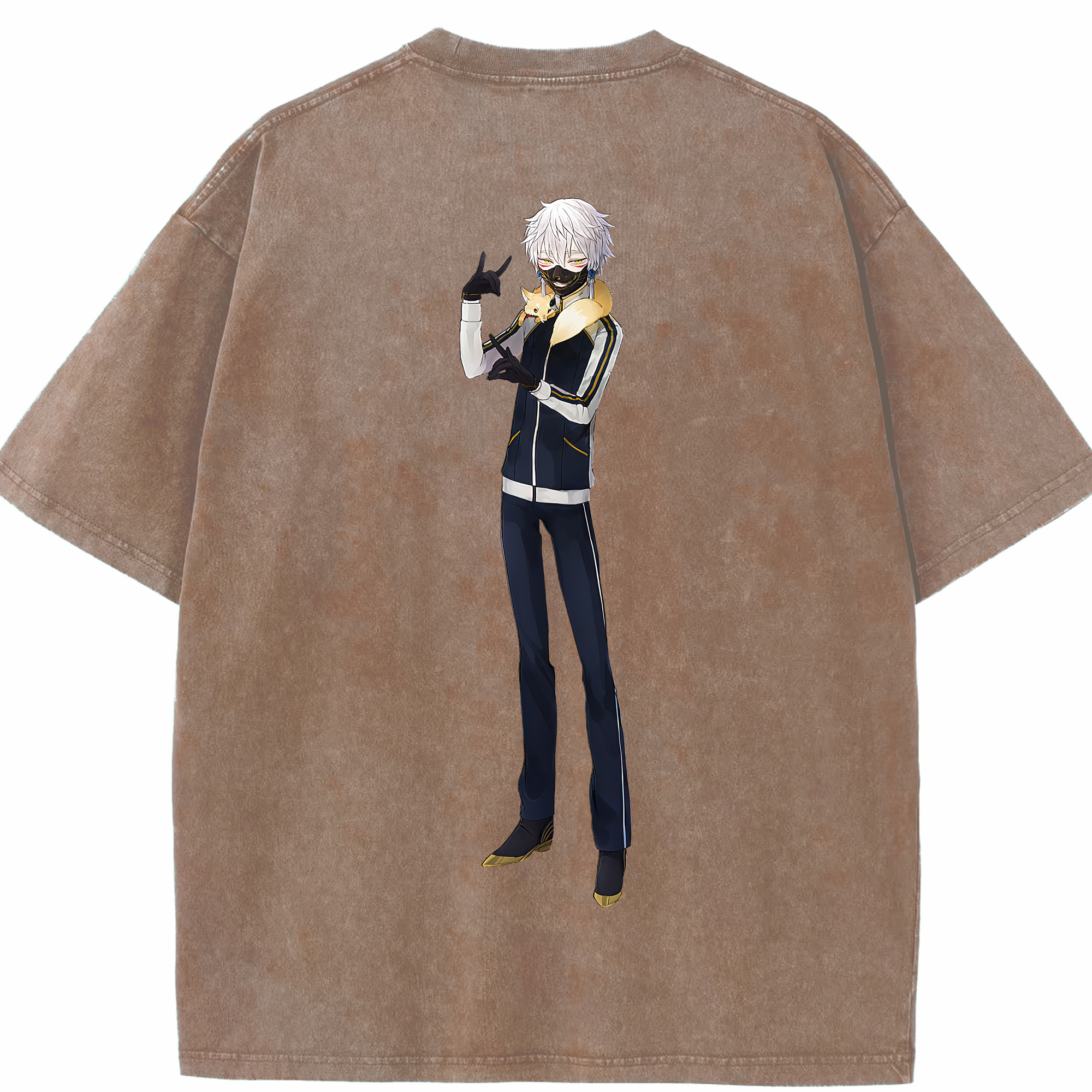 （画像用） 刀剣乱舞 Touken Ranbu 綿100% ヴィンテージ風 半袖Tシャツ（背面プリント）