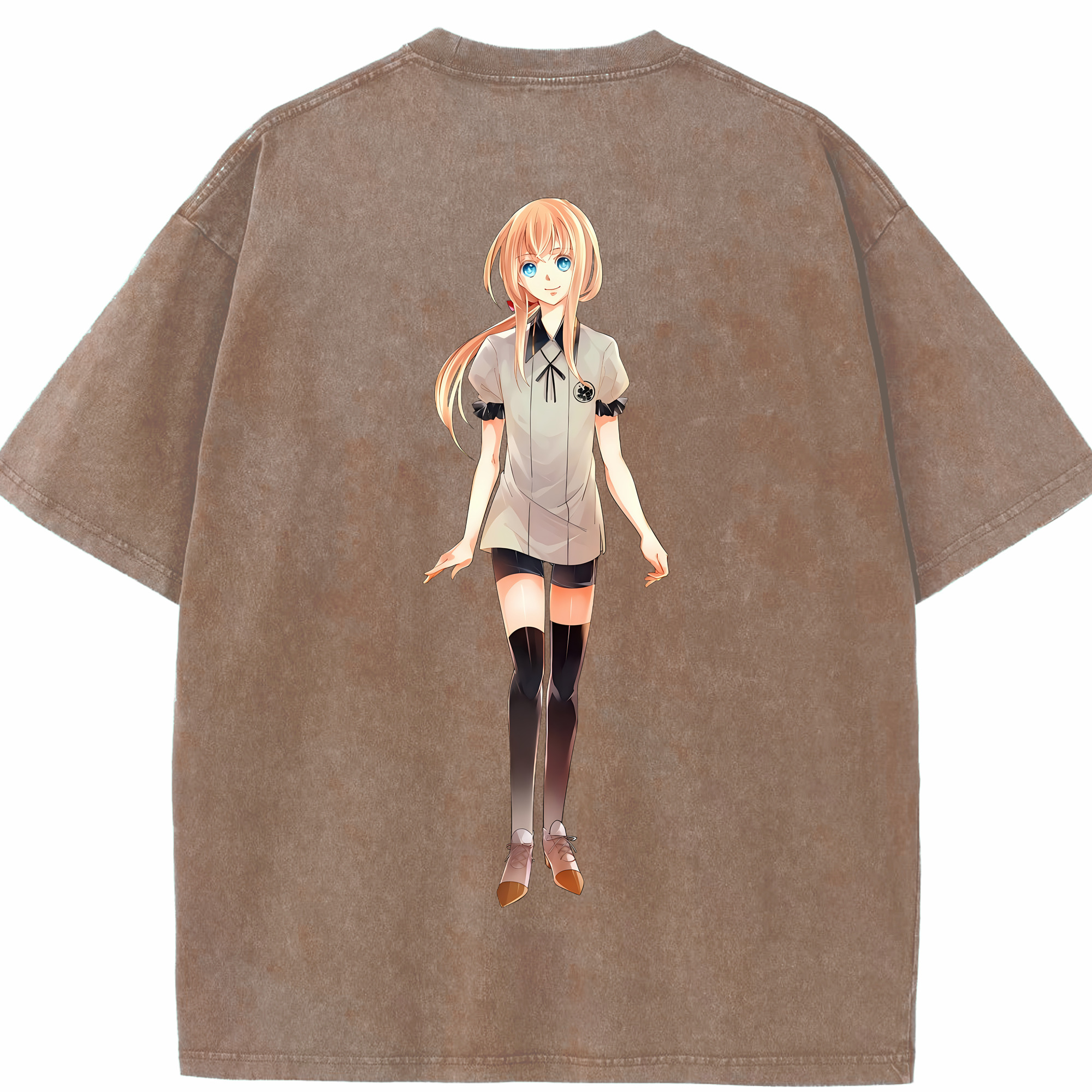 （画像用） 刀剣乱舞 Touken Ranbu 綿100% ヴィンテージ風 半袖Tシャツ（背面プリント）
